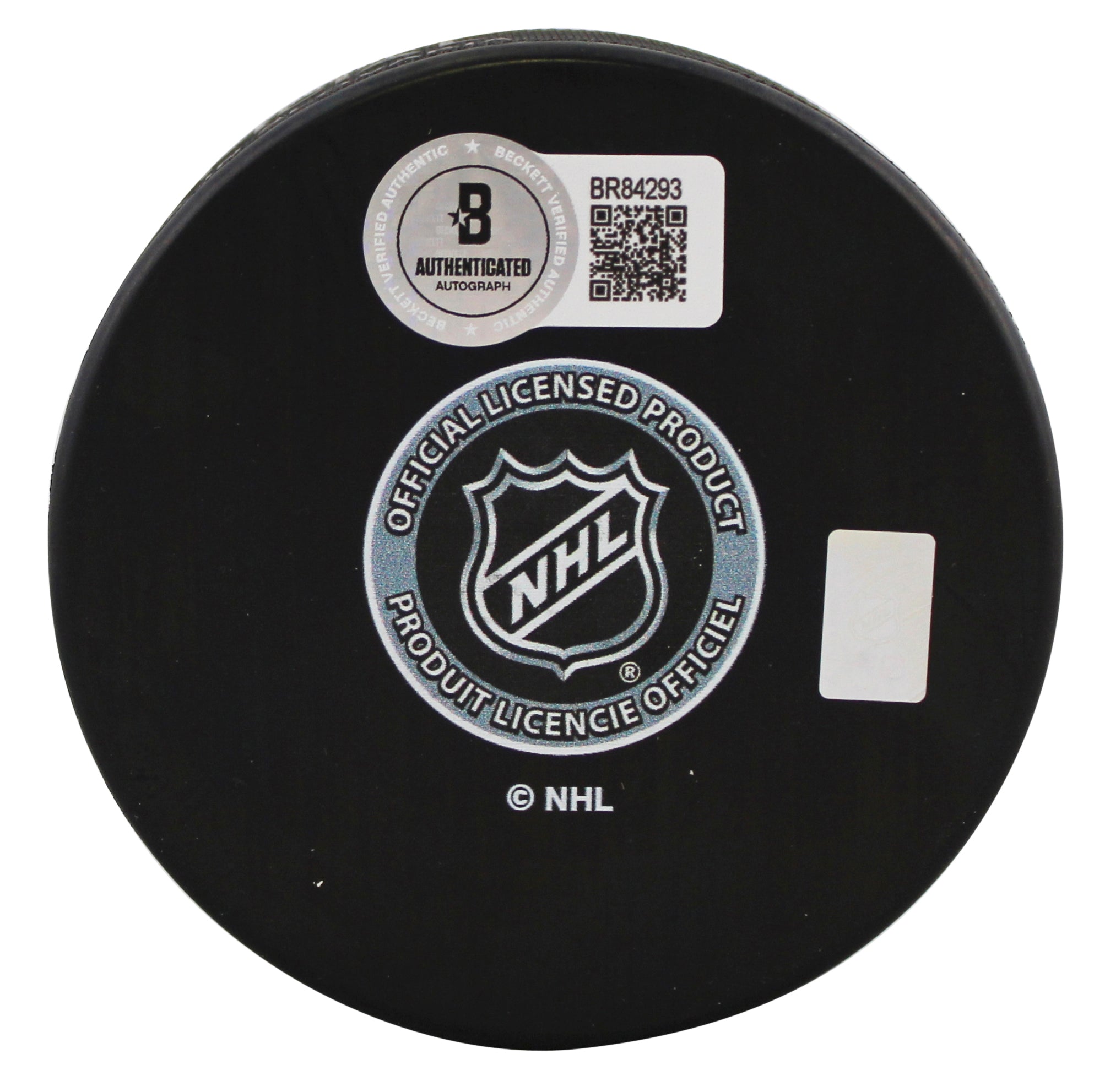 Flames Jarome Iginla Authentic Signed Official NHL Hockey Puck BAS #BR84293