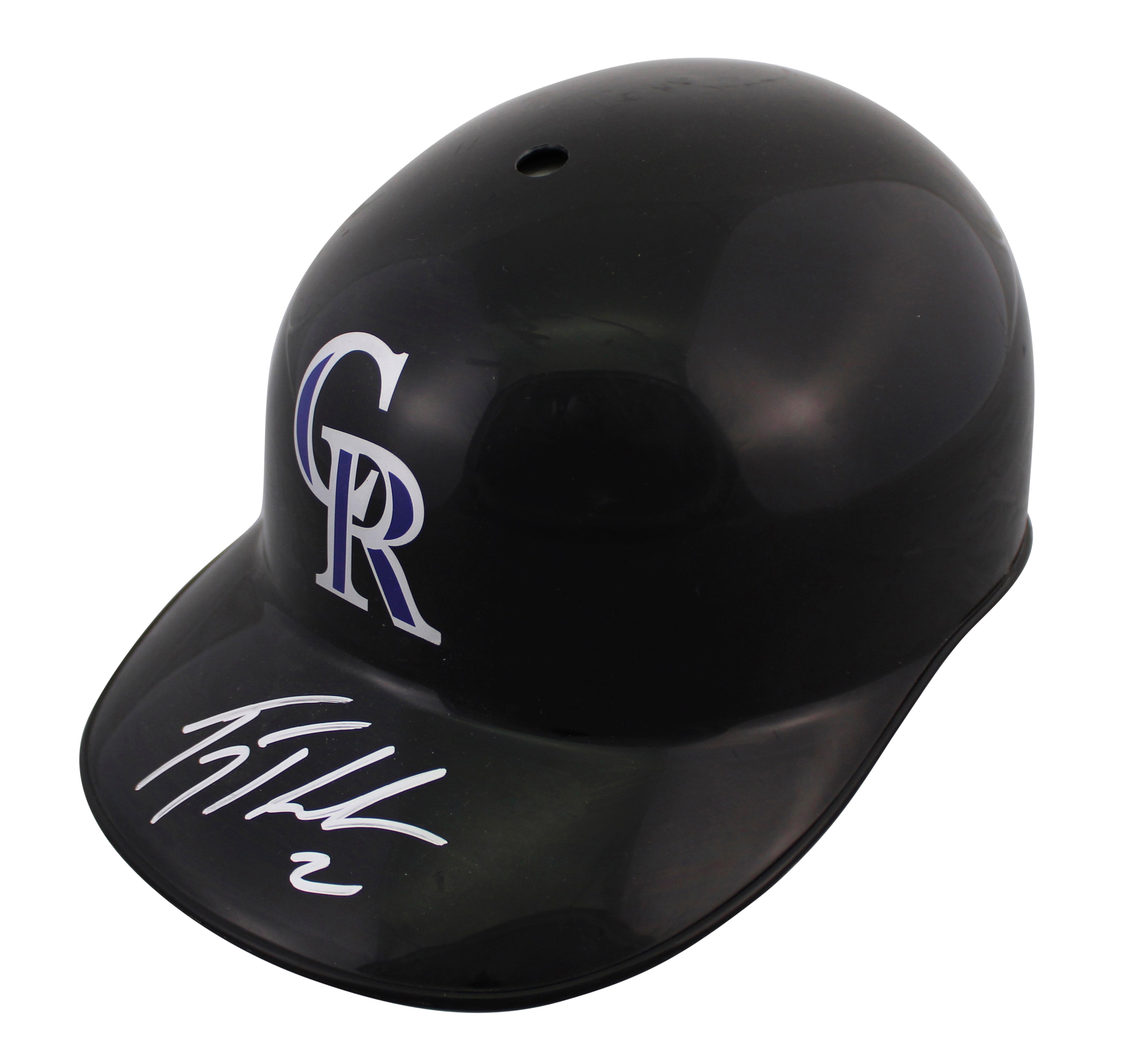 Rockies Troy Tulowitzki Authentic Signed Replica Batting Helmet BAS #BR84241