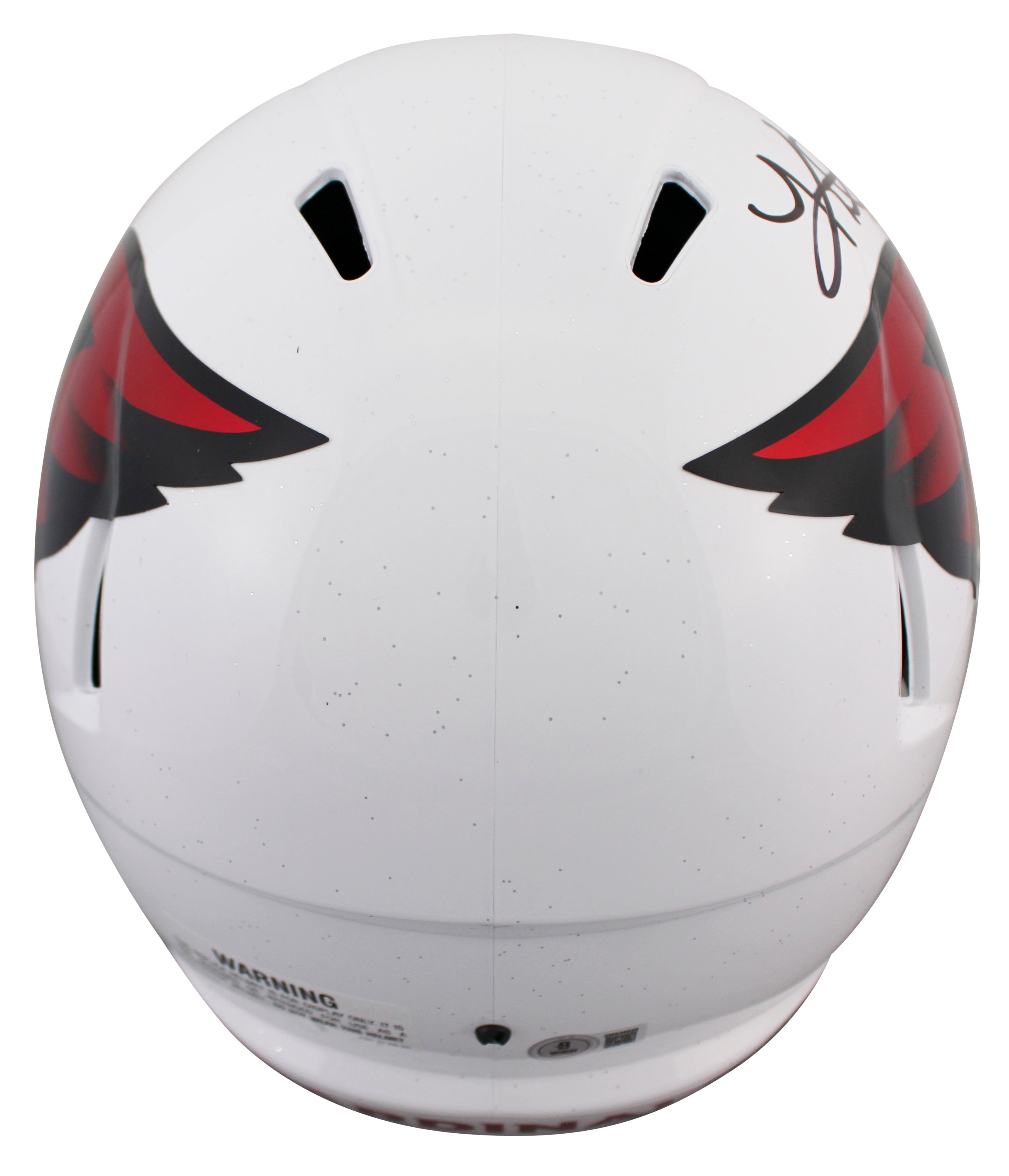 Cardinals Kurt Warner Signed 2023 Full Size Speed Rep Helmet BAS Witnessed