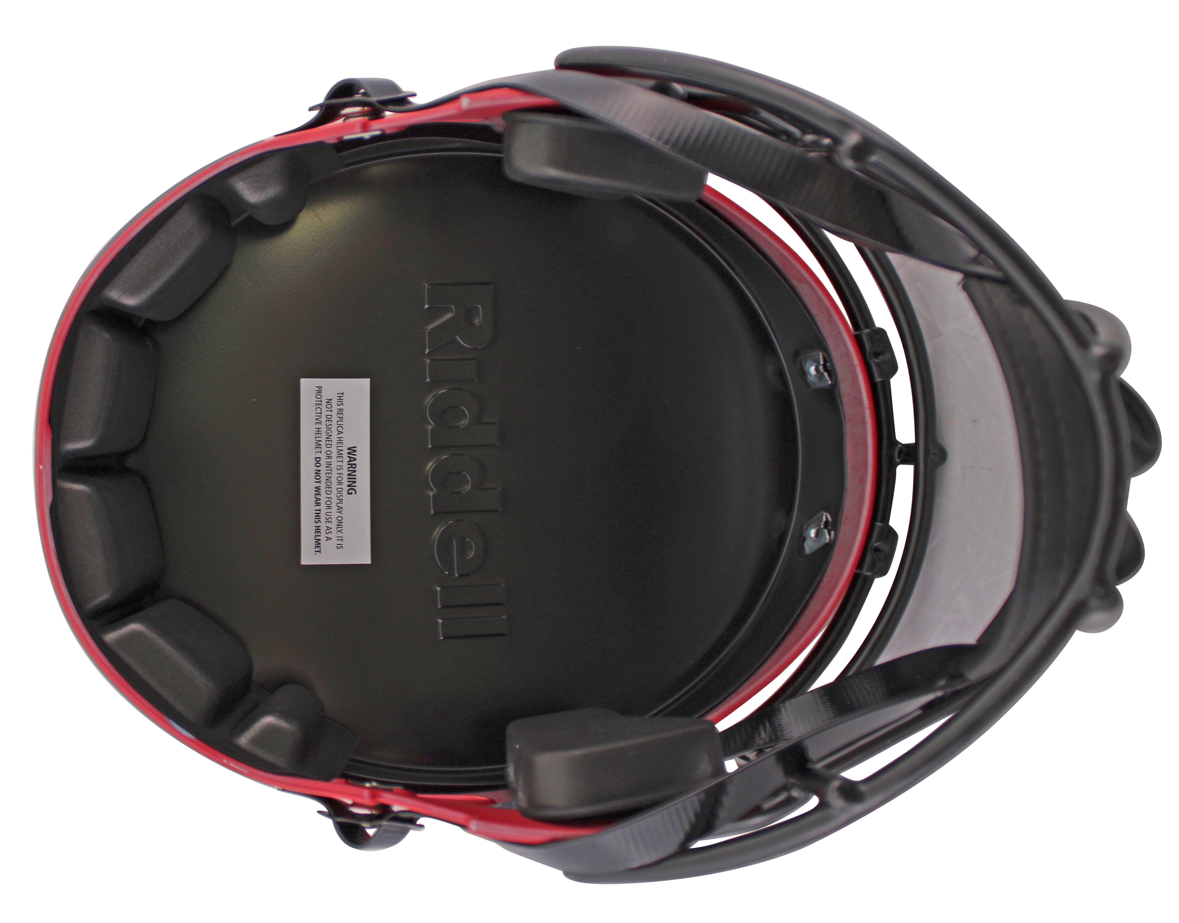 Cardinals Kurt Warner Signed Rave Full Size Speed Rep Helmet BAS Witnessed