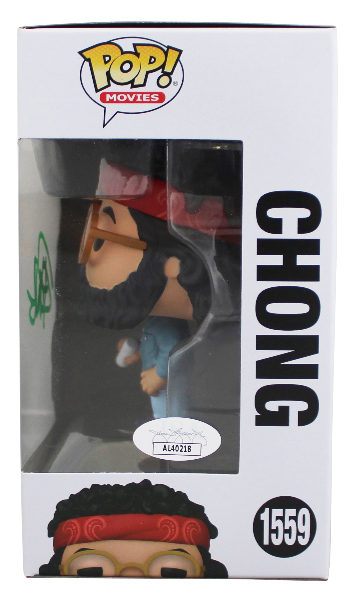 Tommy Chong Up In Smoke Authentic Signed #1559 Funko Pop Figure JSA #AL40188