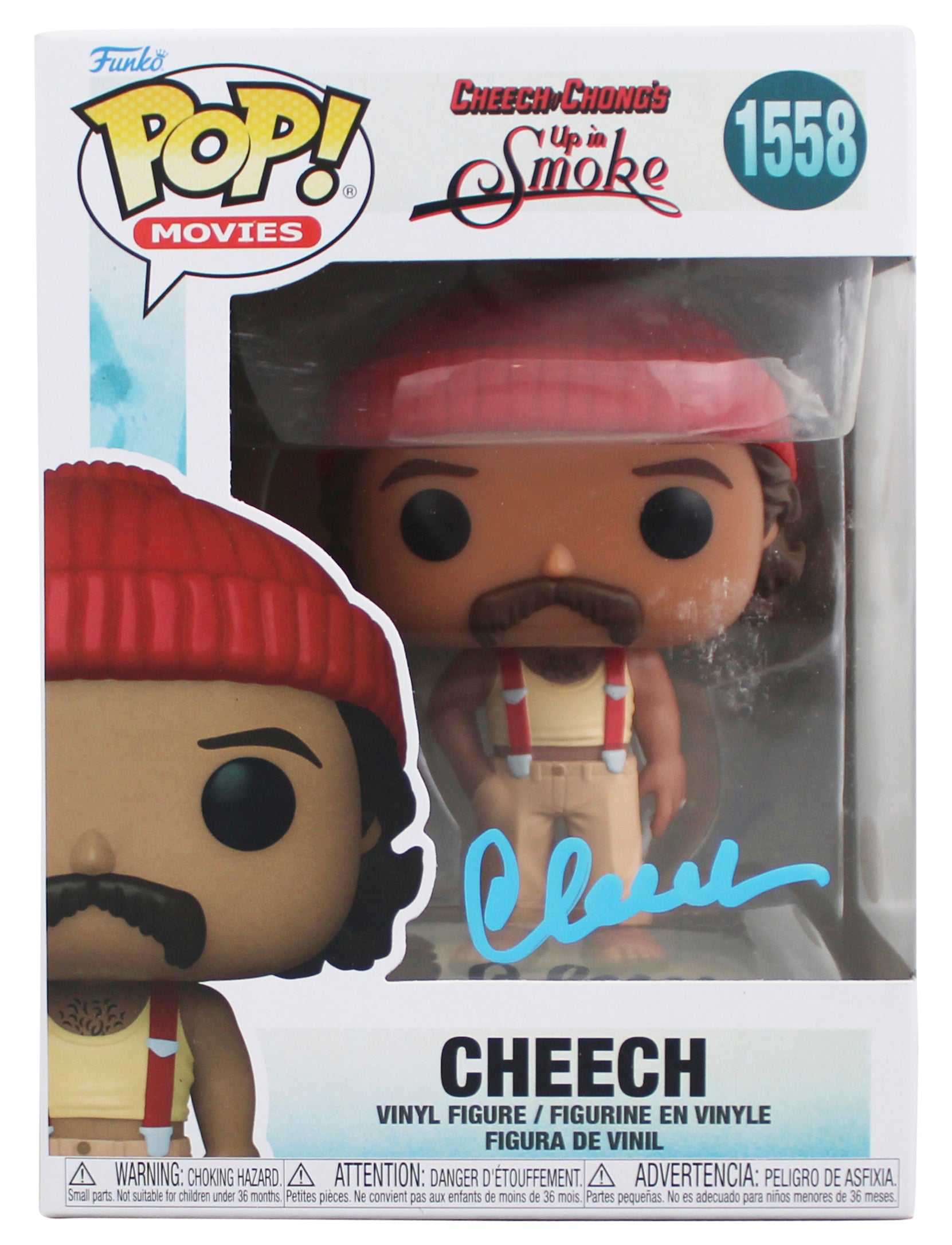 Cheech Marin Up In Smoke Authentic Signed #1558 Funko Pop Figure JSA #CB55360
