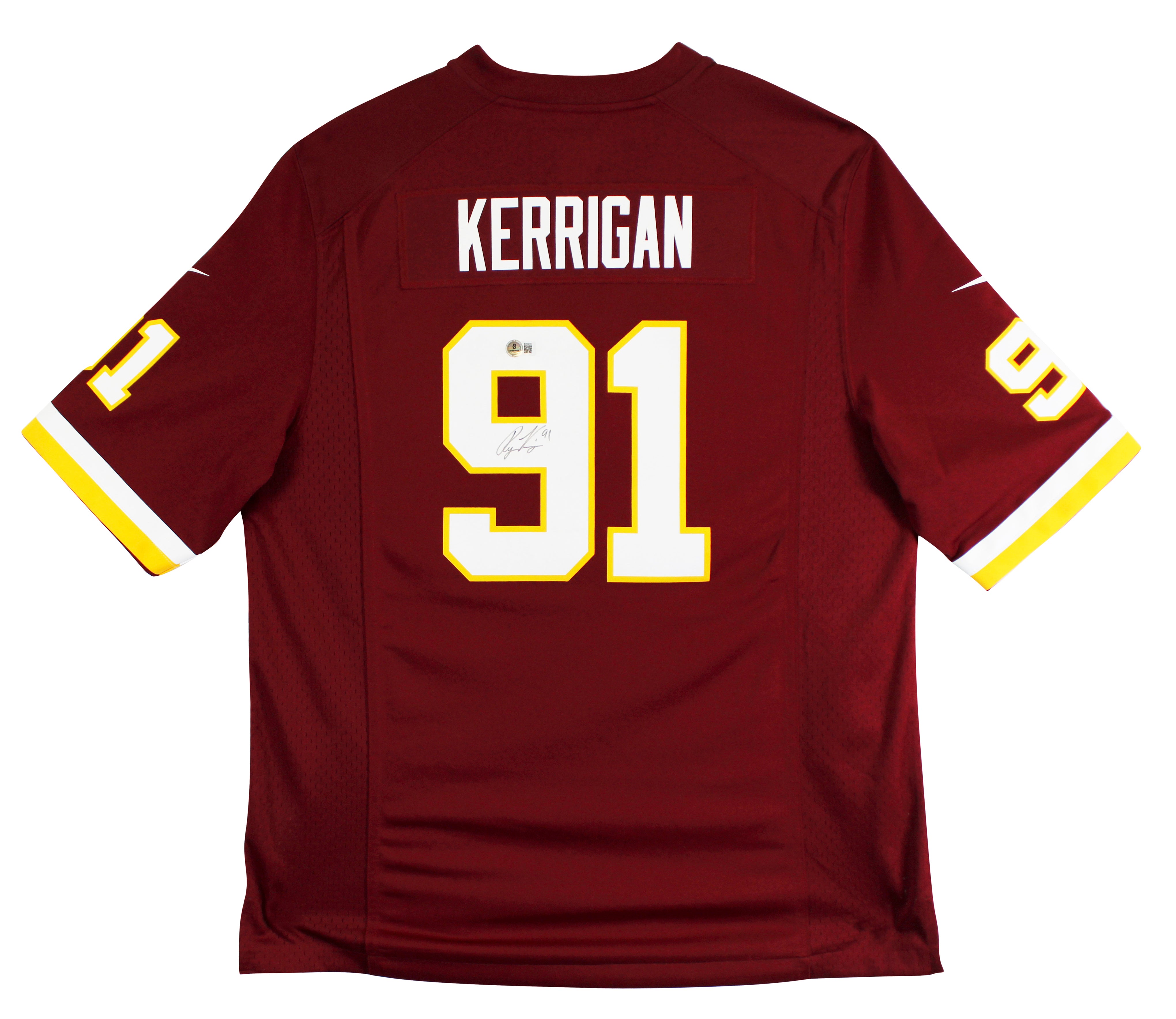 Commanders Ryan Kerrigan Authentic Signed Maroon Nike Game Jersey BAS #BU55010