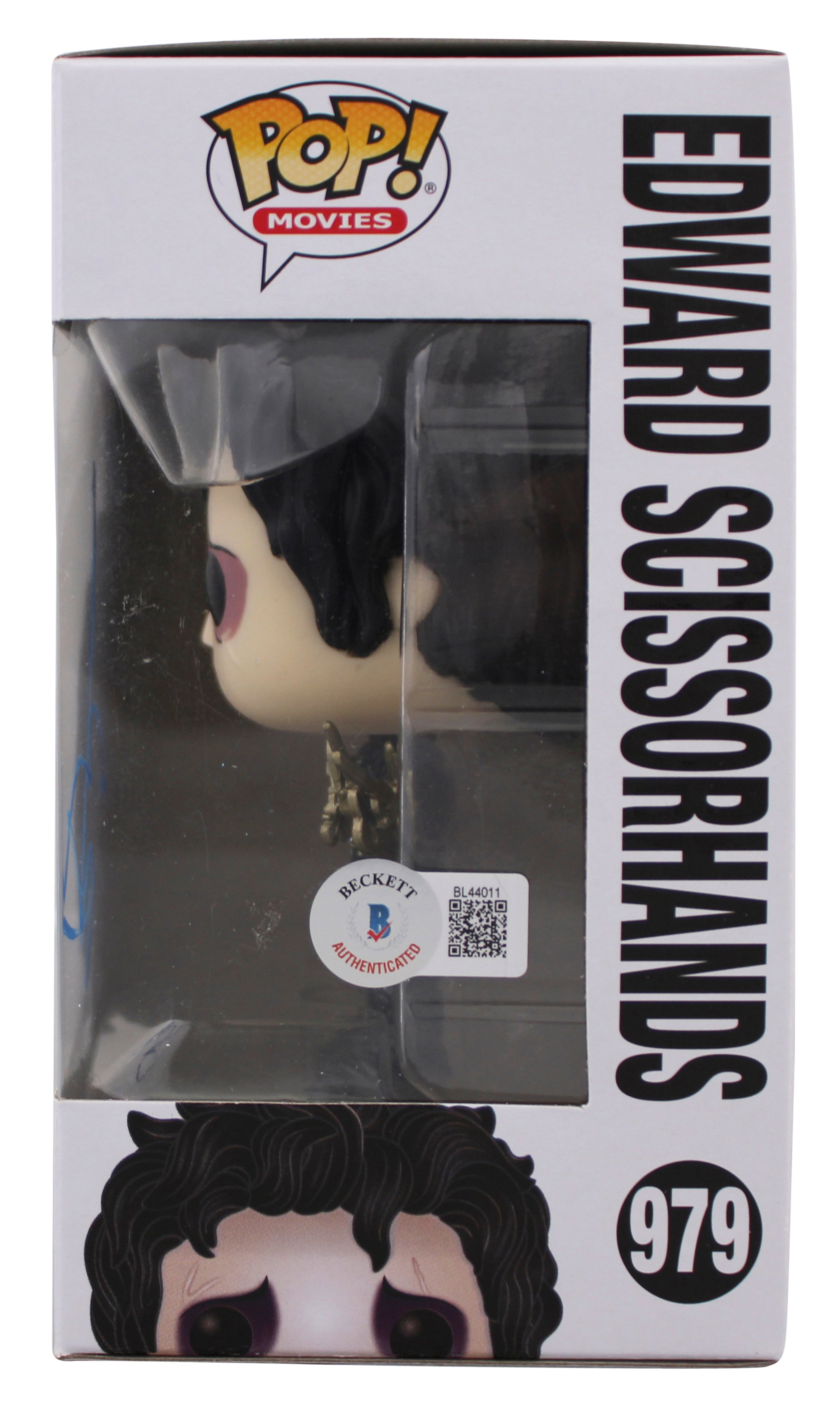 Johnny Depp Edward Scissorhands Signed #979 Funko Pop Vinyl Figure BAS #BL44011