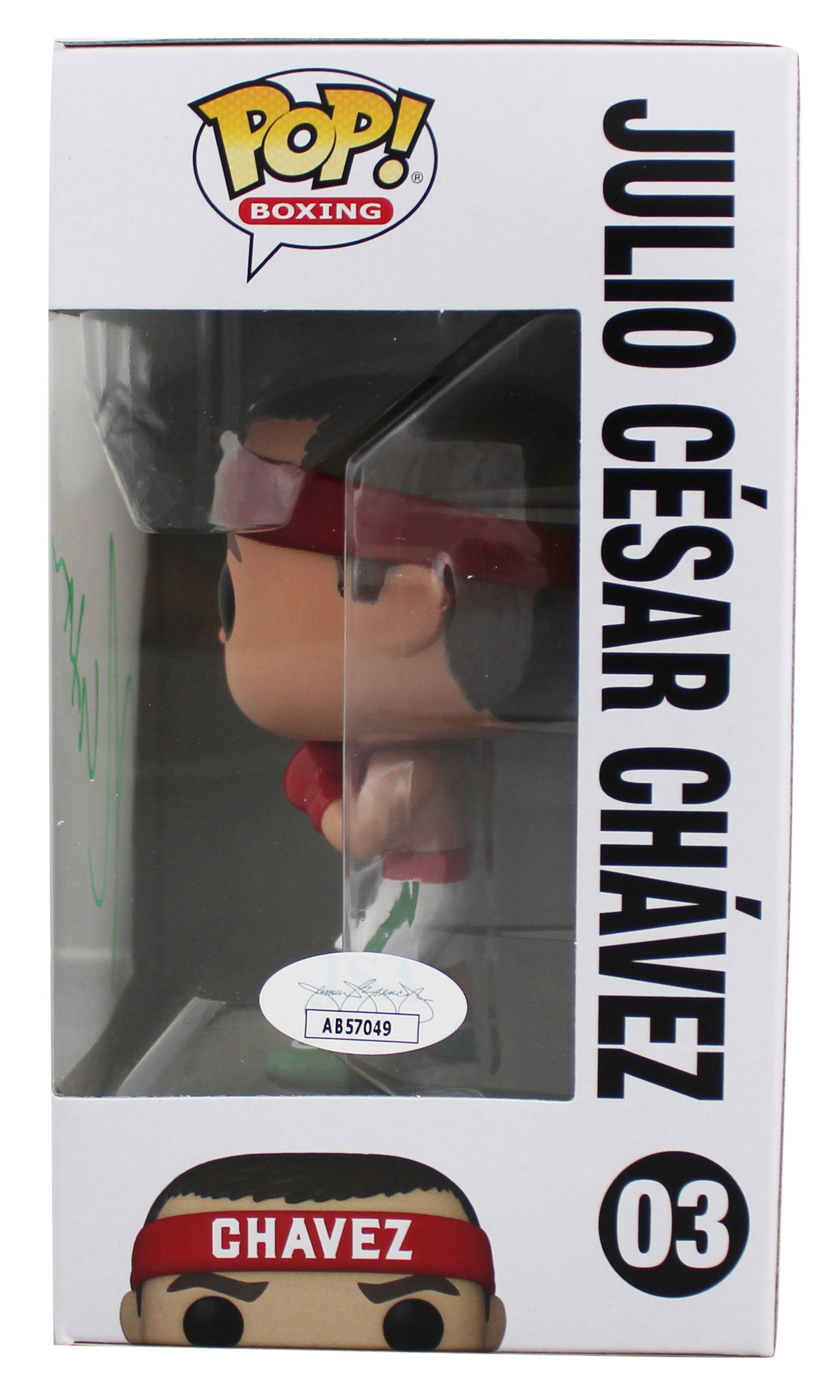 Julio Cesar Chavez Authentic Signed #03 Funko Pop Vinyl Figure JSA #AB57049