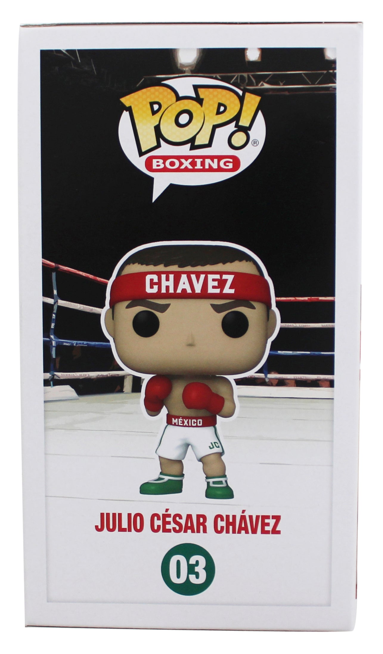 Julio Cesar Chavez Authentic Signed #03 Funko Pop Vinyl Figure JSA #AB57049