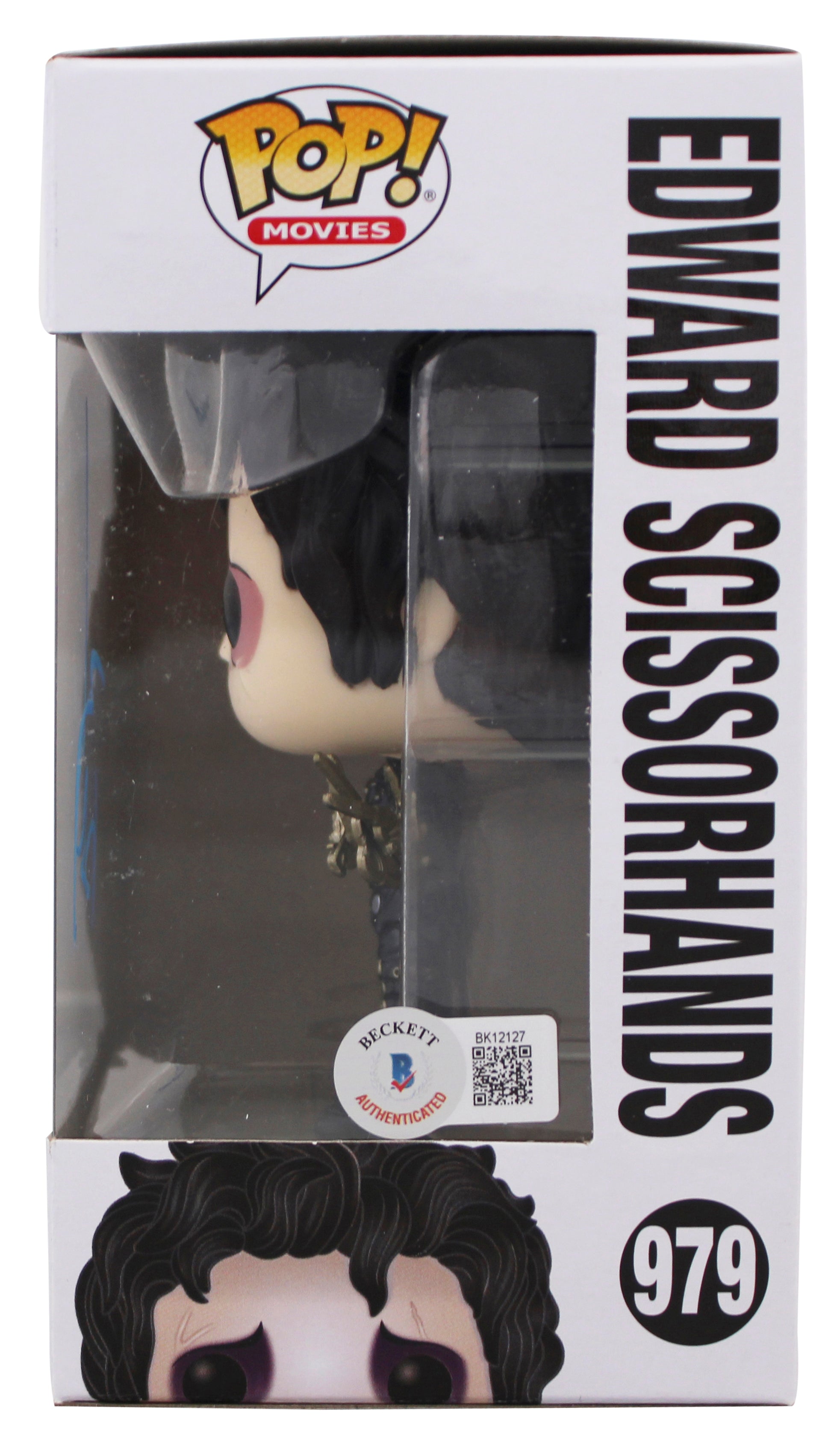 Johnny Depp Edward Scissorhands Signed #979 Funko Pop Vinyl Figure BAS #BK12127