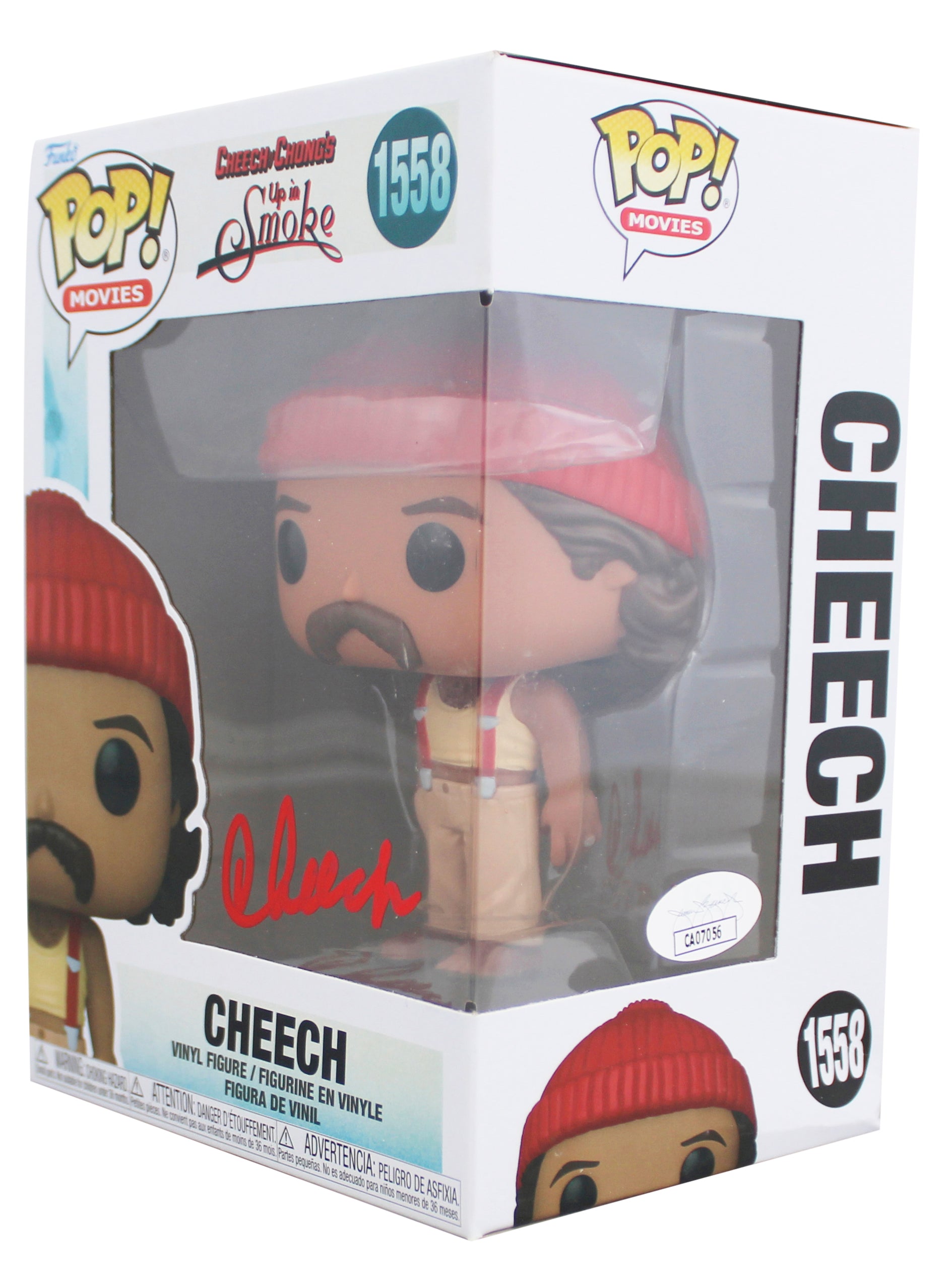 Cheech Marin Up In Smoke Authentic Signed #1558 Funko Pop Figure JSA #CA07056