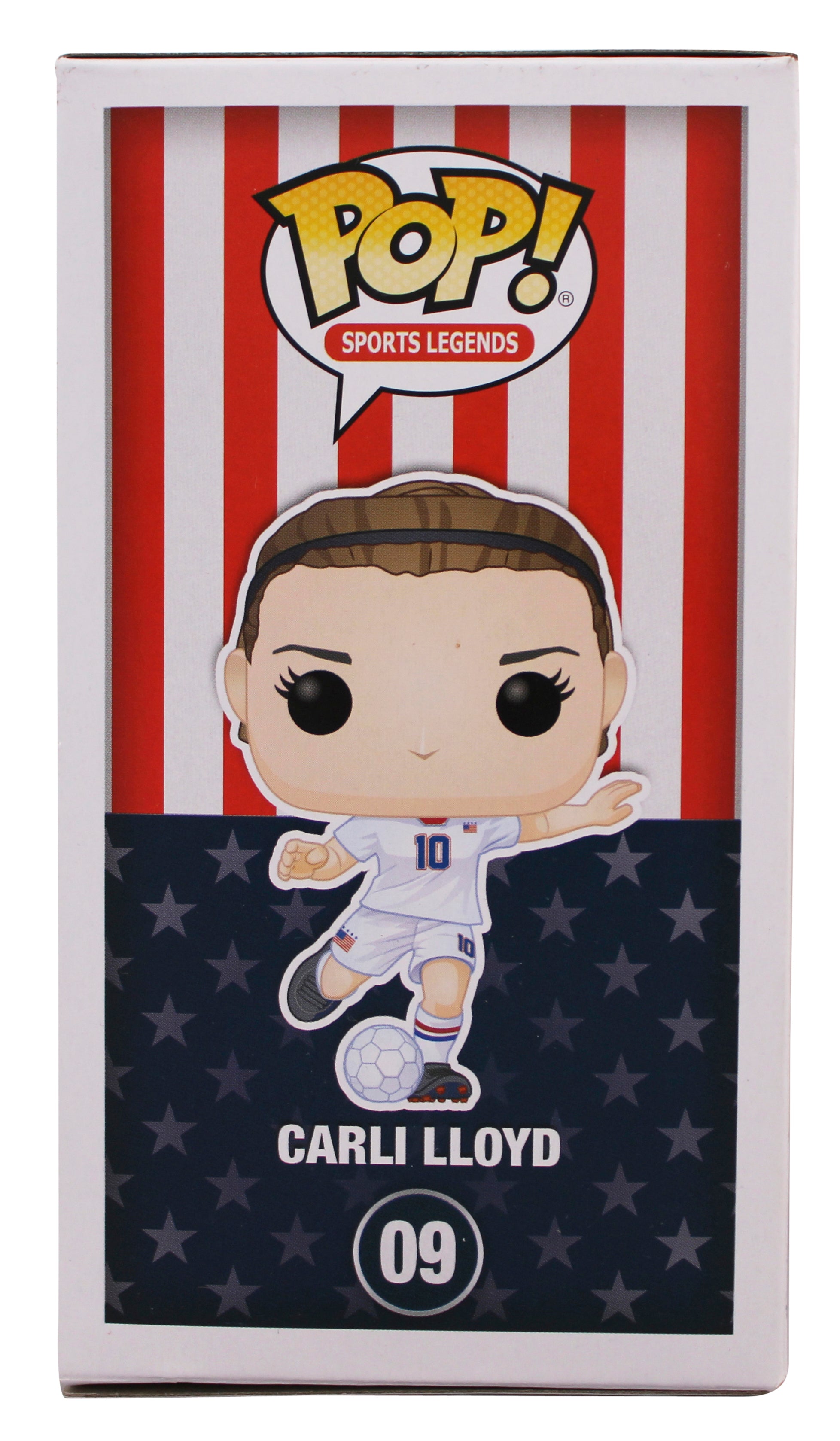 Carli Lloyd Signed USWNT Players #9 Funko Pop Vinyl Figure BAS #BR84235