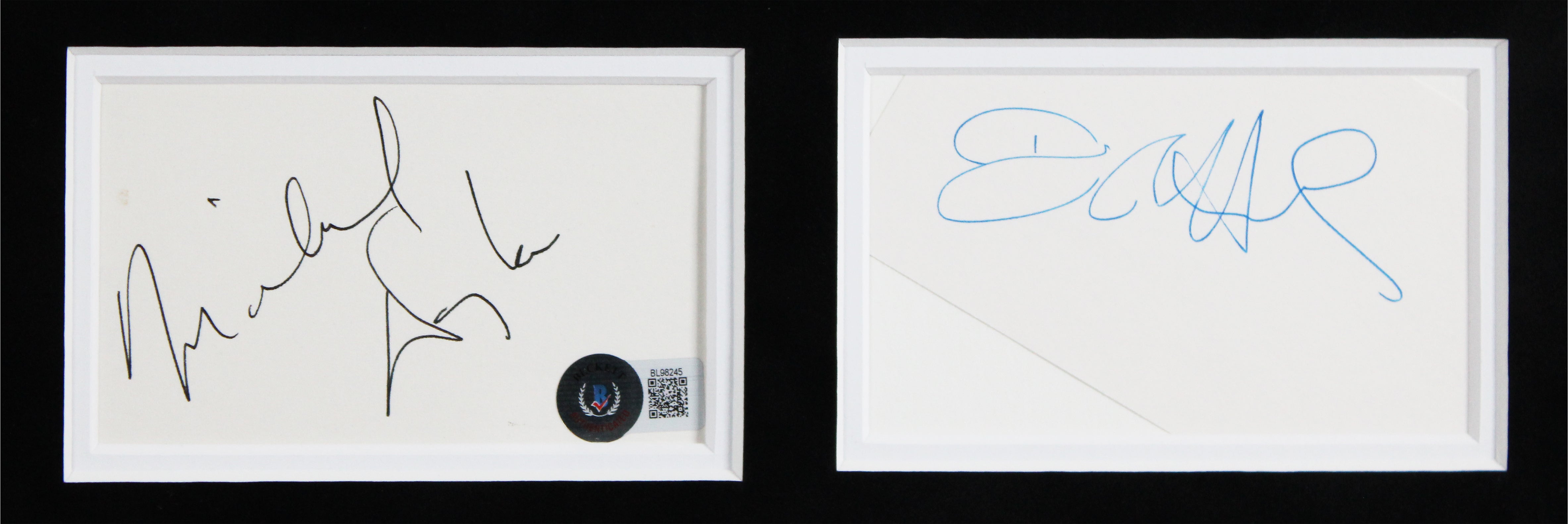 Wall Street (3) Sheen, Douglas & Hannah Authentic Signed Framed Display BAS LOA