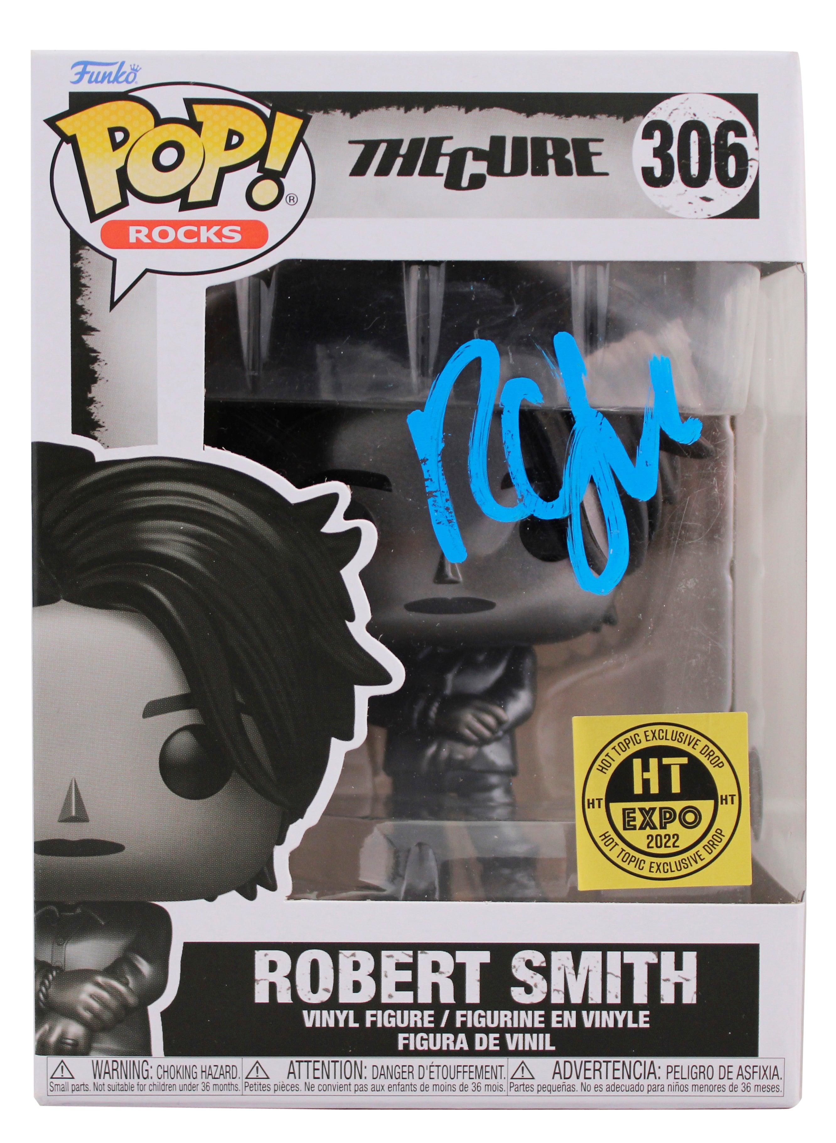 Robert Smith The Cure Signed #306 HT Ex Drop Funko Pop Vinyl Figure BAS #BJ77648