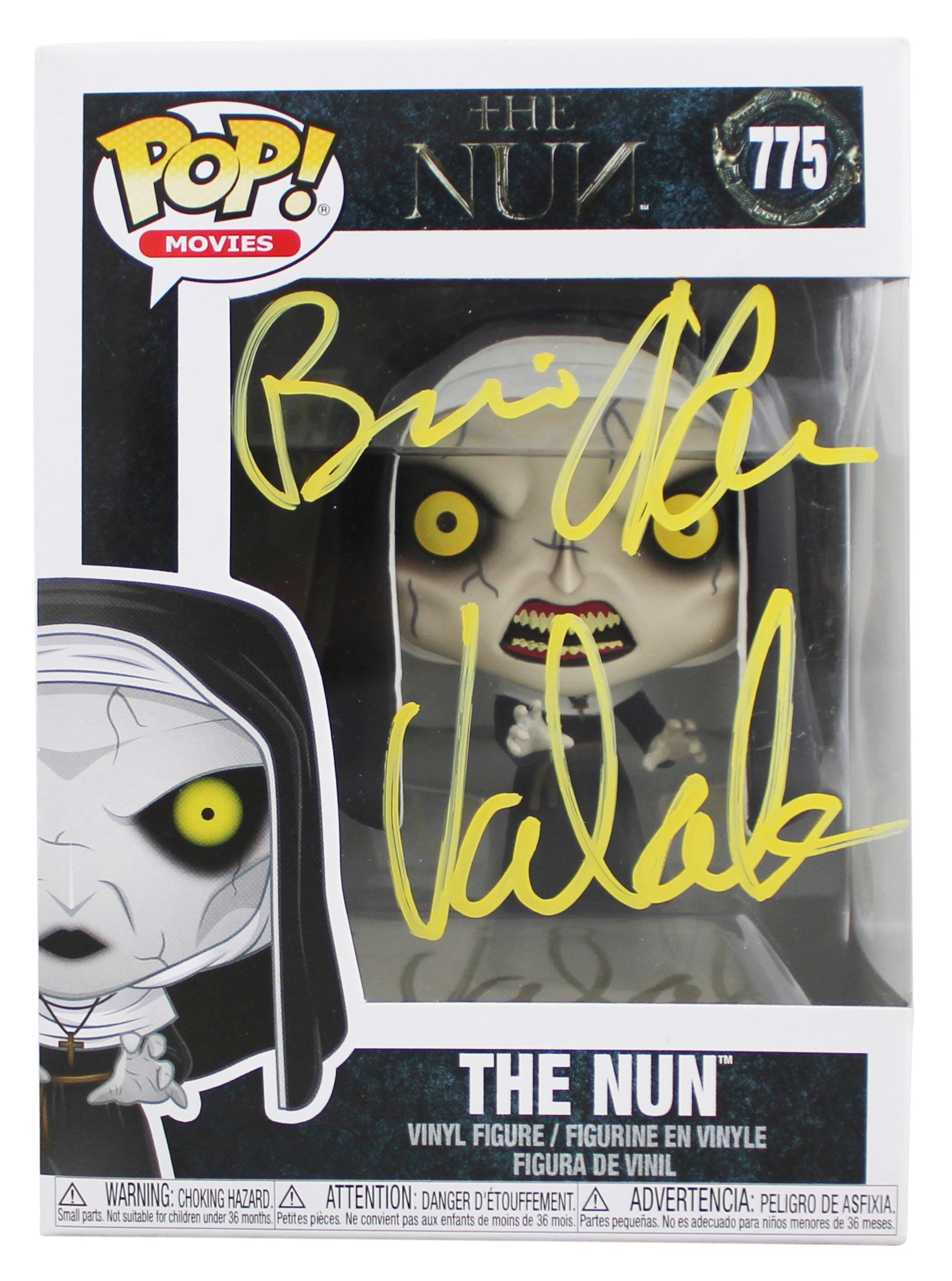 Bonnie Aarons The Nun Authentic Signed #775 Funko Pop Vinyl Figure JSA #NN36787