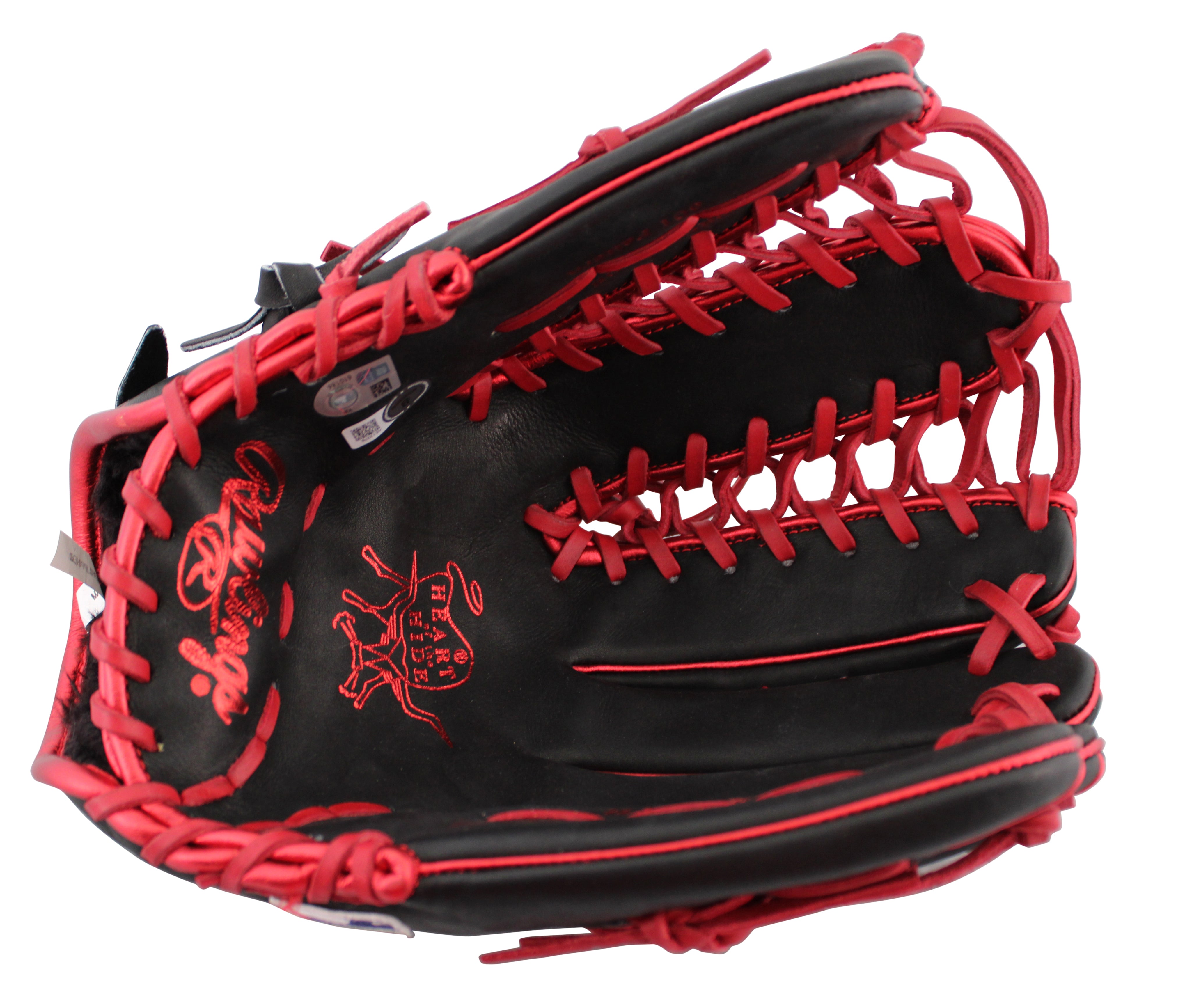 Angels Mike Trout Signed Black Rawlings Player Model Baseball Glove MLB & BAS 4