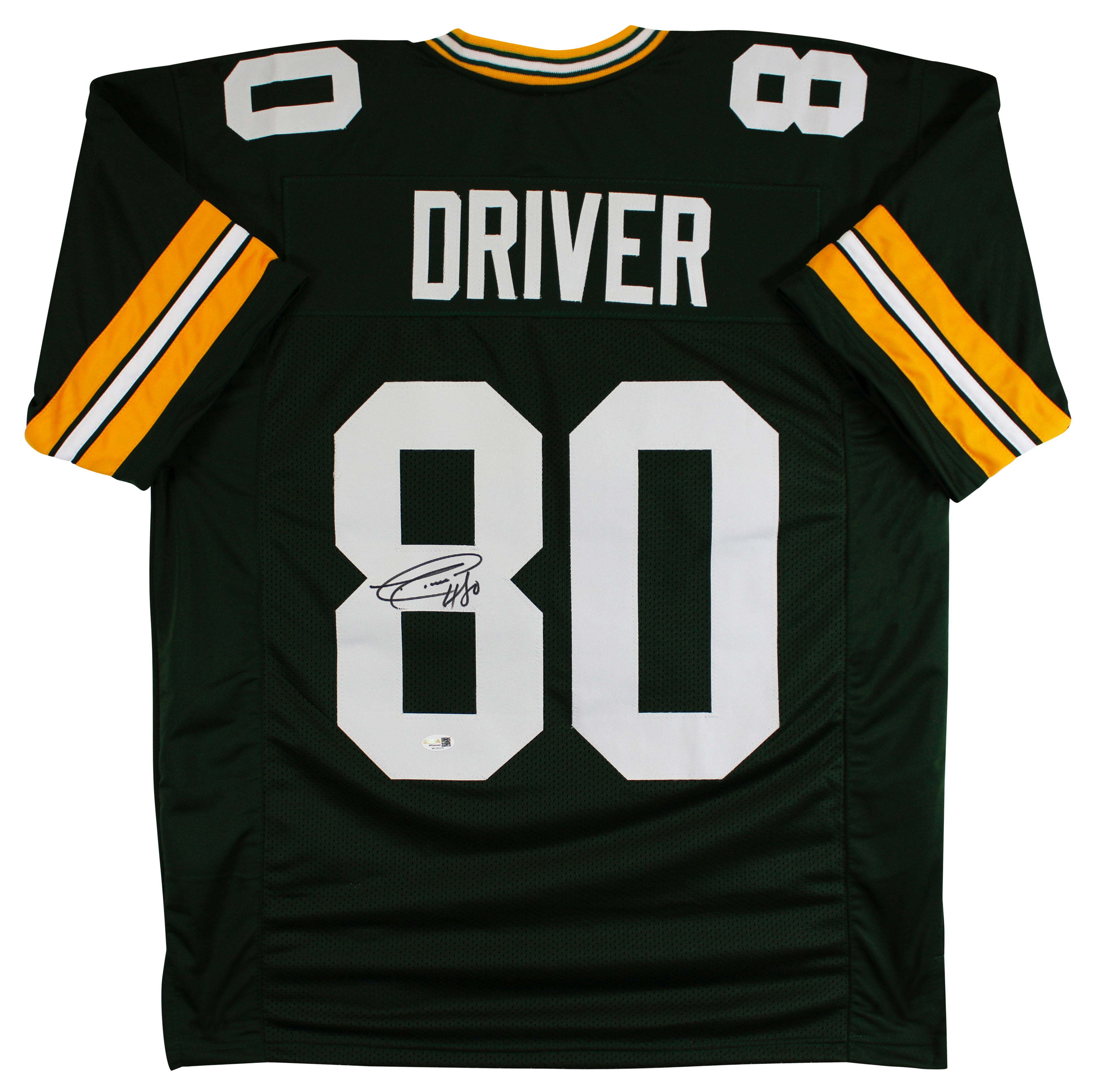Donald Driver Authentic Signed Green Pro Style Jersey Autographed JSA Witness