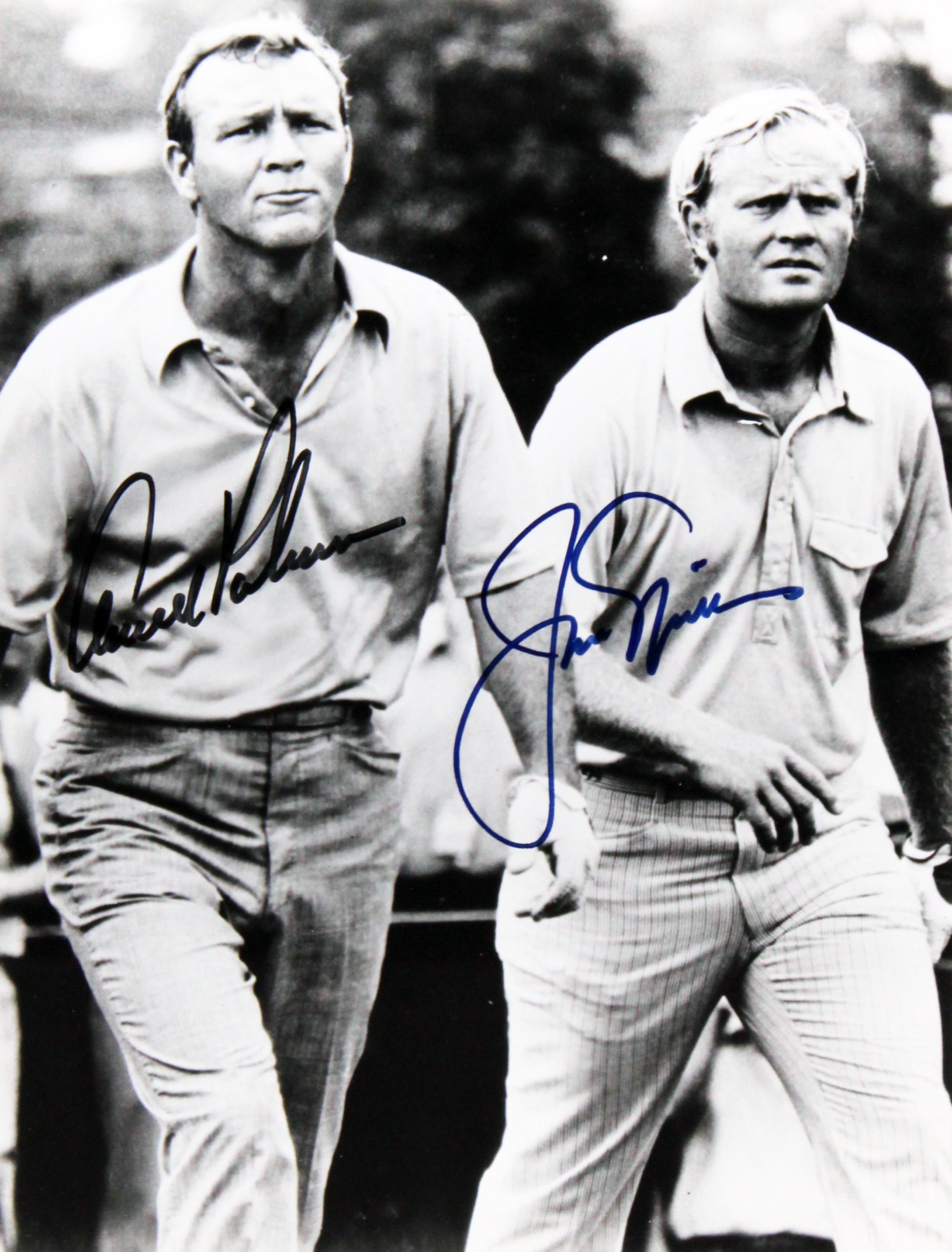 Jack Nicklaus & Arnold Palmer Authentic Signed 8x10 Framed Photo BAS #A17329