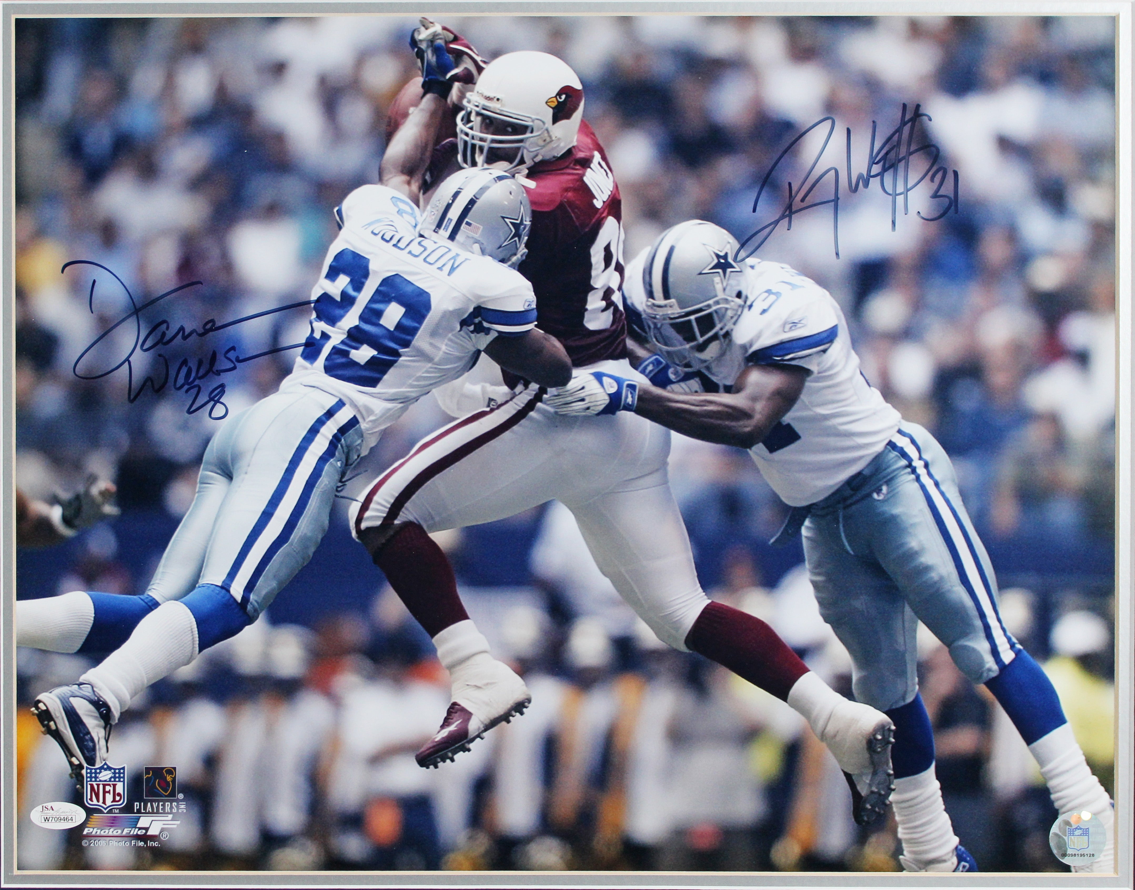 Cowboys Darren Woodson & Roy Williams Signed 16x20 Framed Photo JSA #W709464