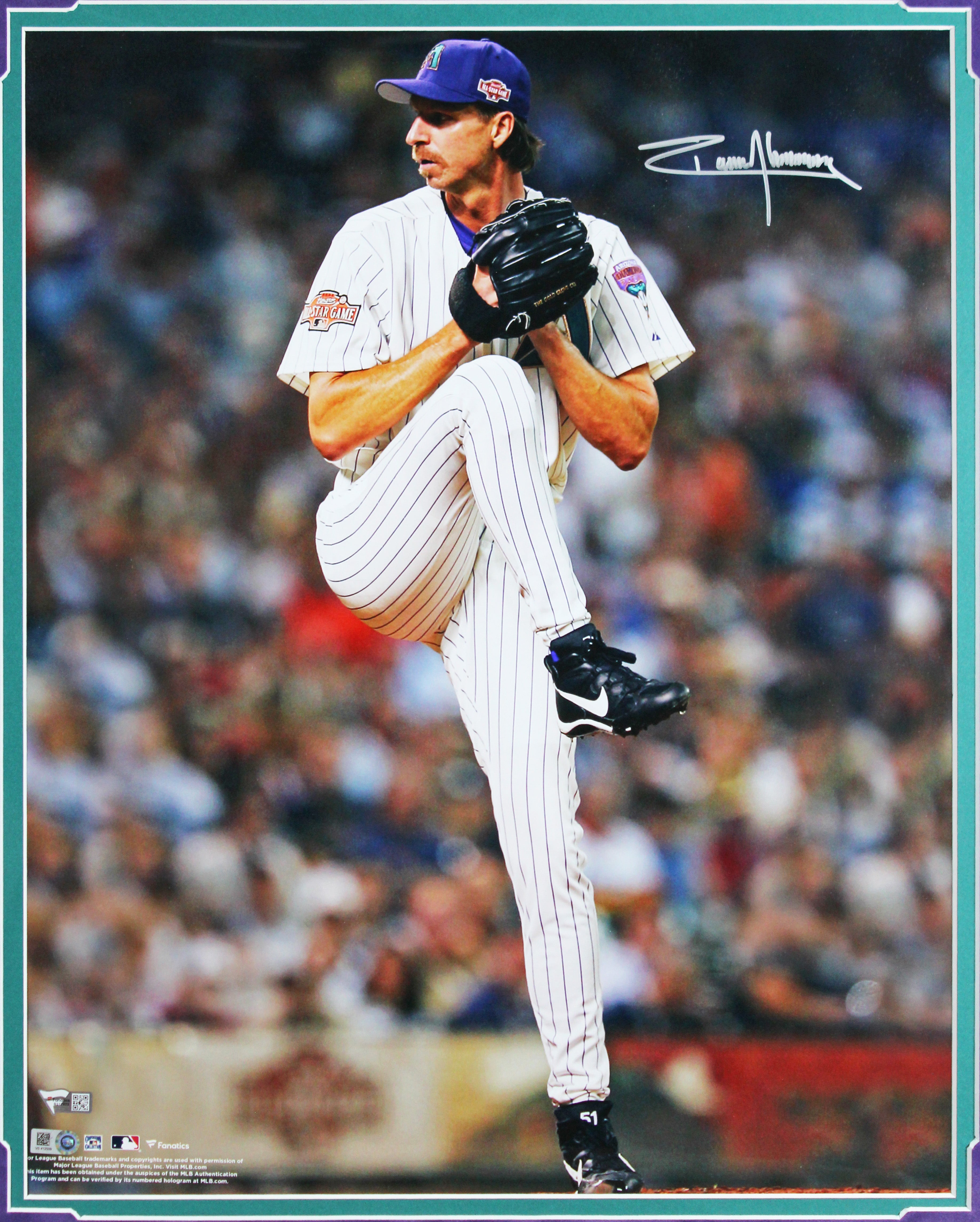 D-Backs Randy Johnson Authentic Signed 16x20 Framed Photo Fanatics #B317973