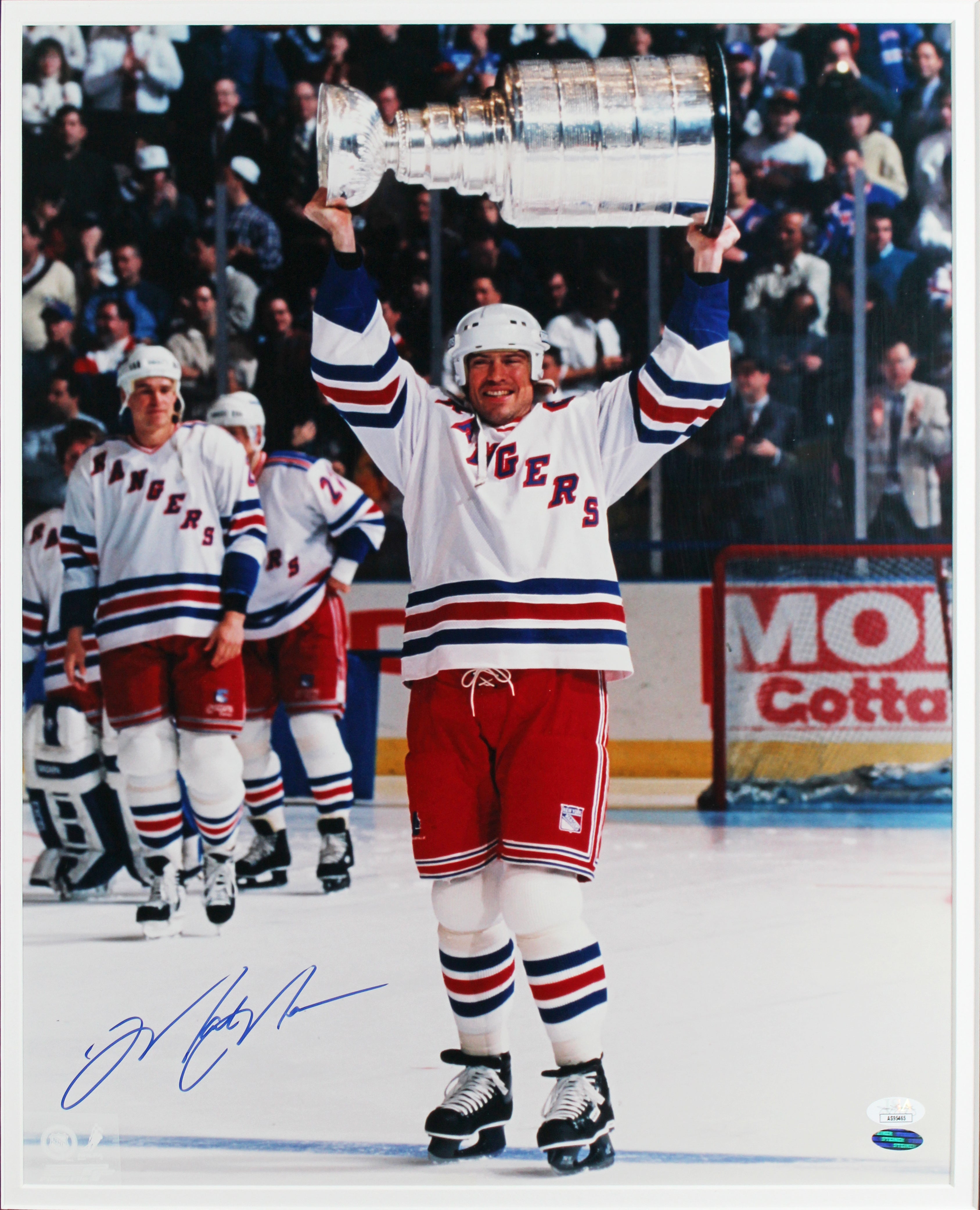 Rangers Mark Messier Authentic Signed 16x20 Framed Photo JSA #AS95465