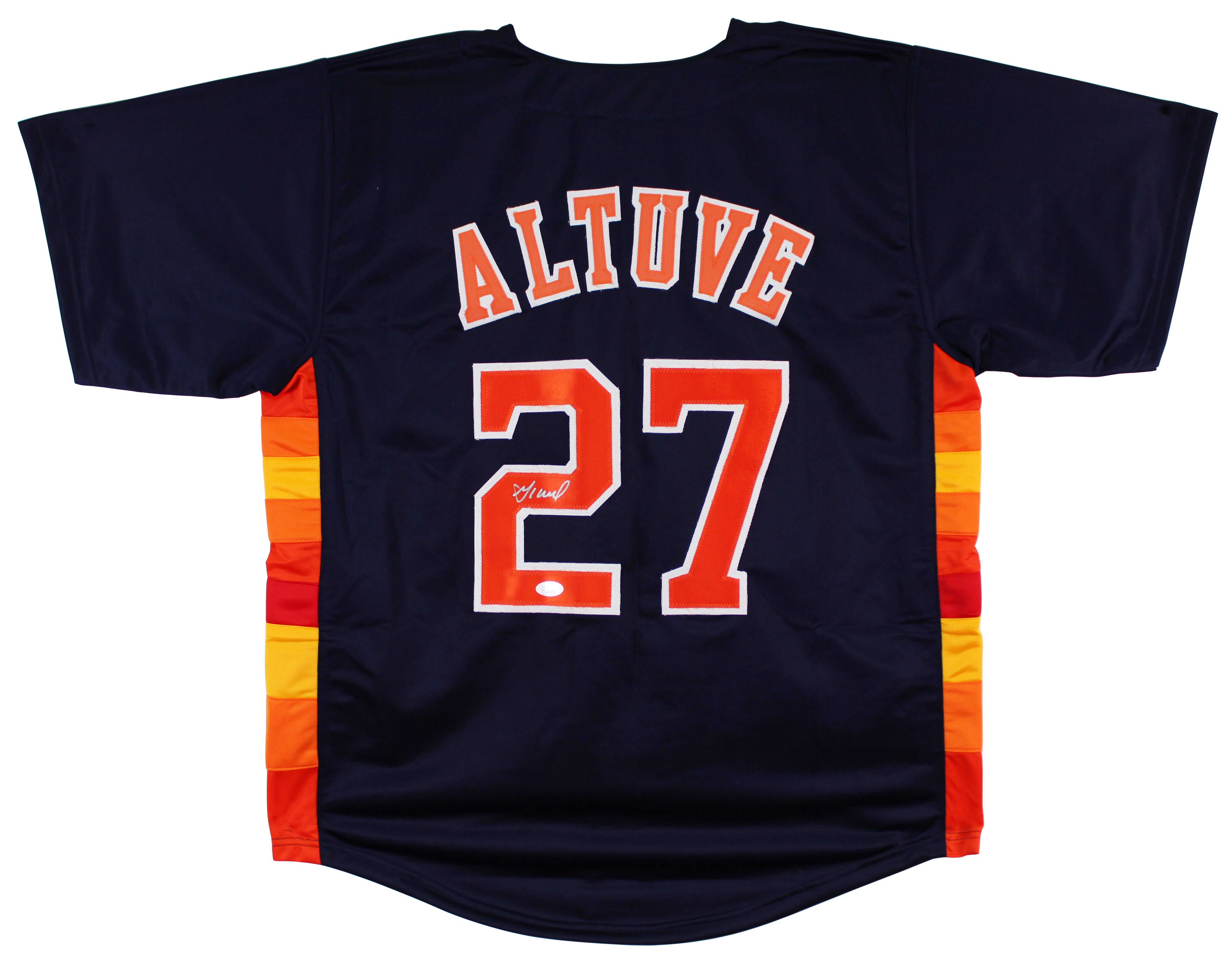 Jose Altuve Authentic Signed Navy Blue Pro Style Jersey Autographed JSA 2