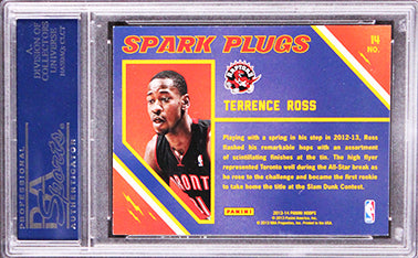 Raptors Terrance Ross Signed 2013 Panini Hoops S.P. #14 Card PSA/DNA Slabbed