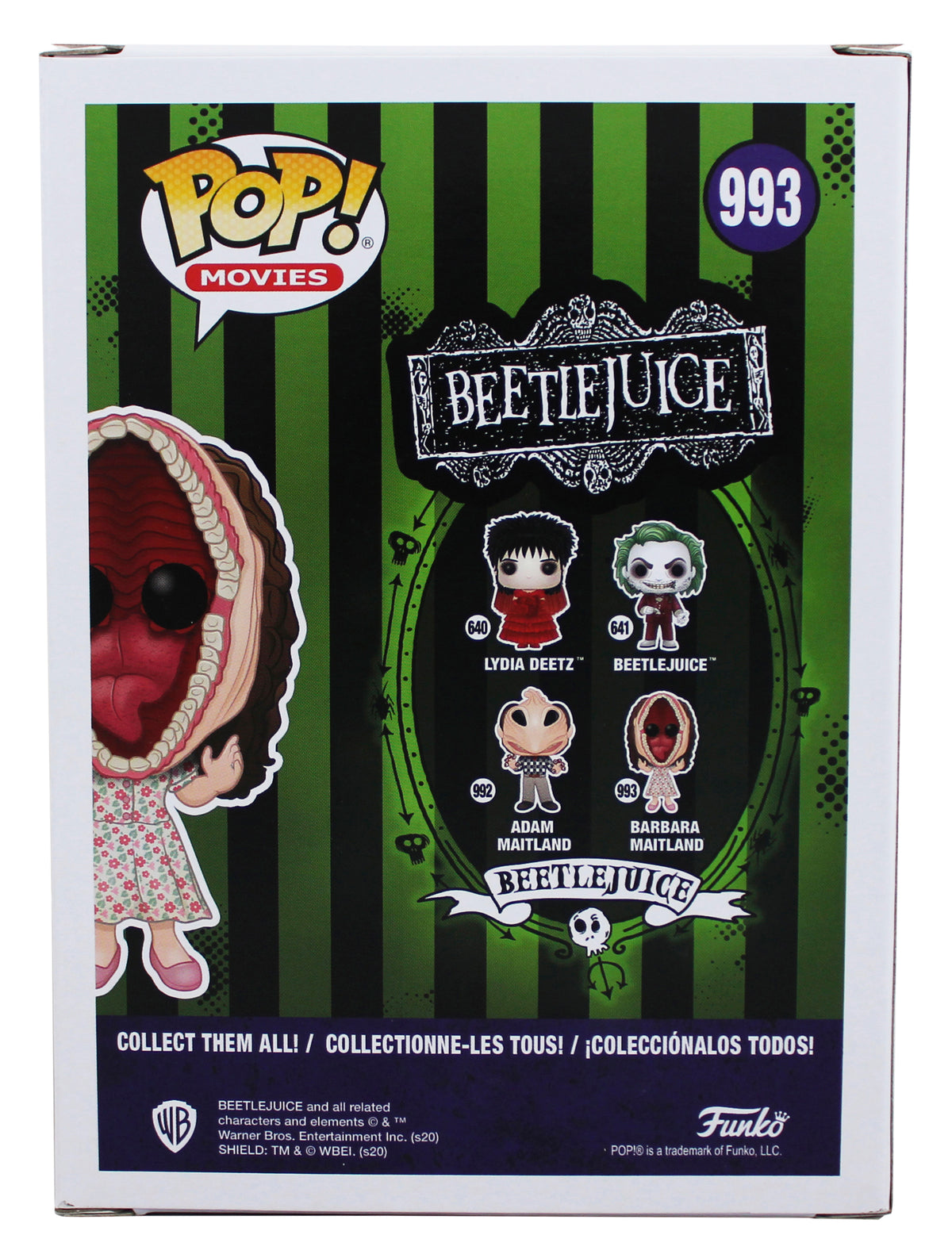 Geena Davis Beetlejuice Signed Barbara #993 Funko Pop Vinyl Figure PSA/DNA