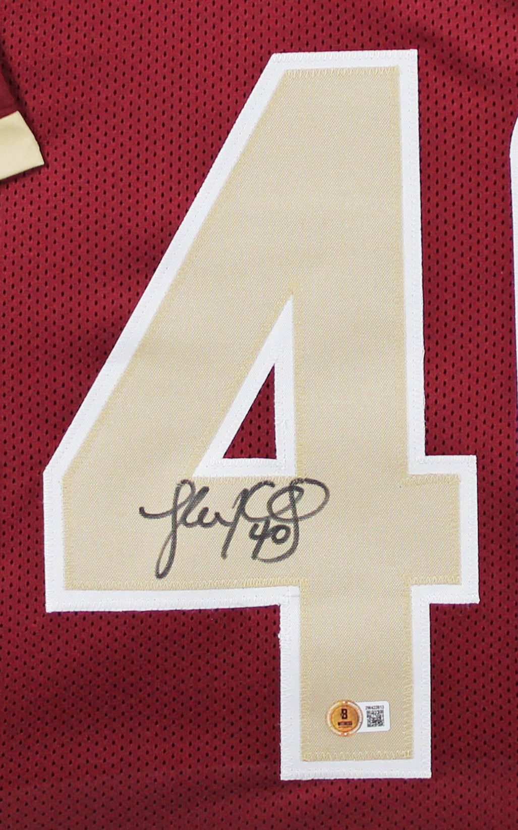 Boston College Luke Kuechly Signed Maroon Pro Style Framed Jersey BAS Witnessed