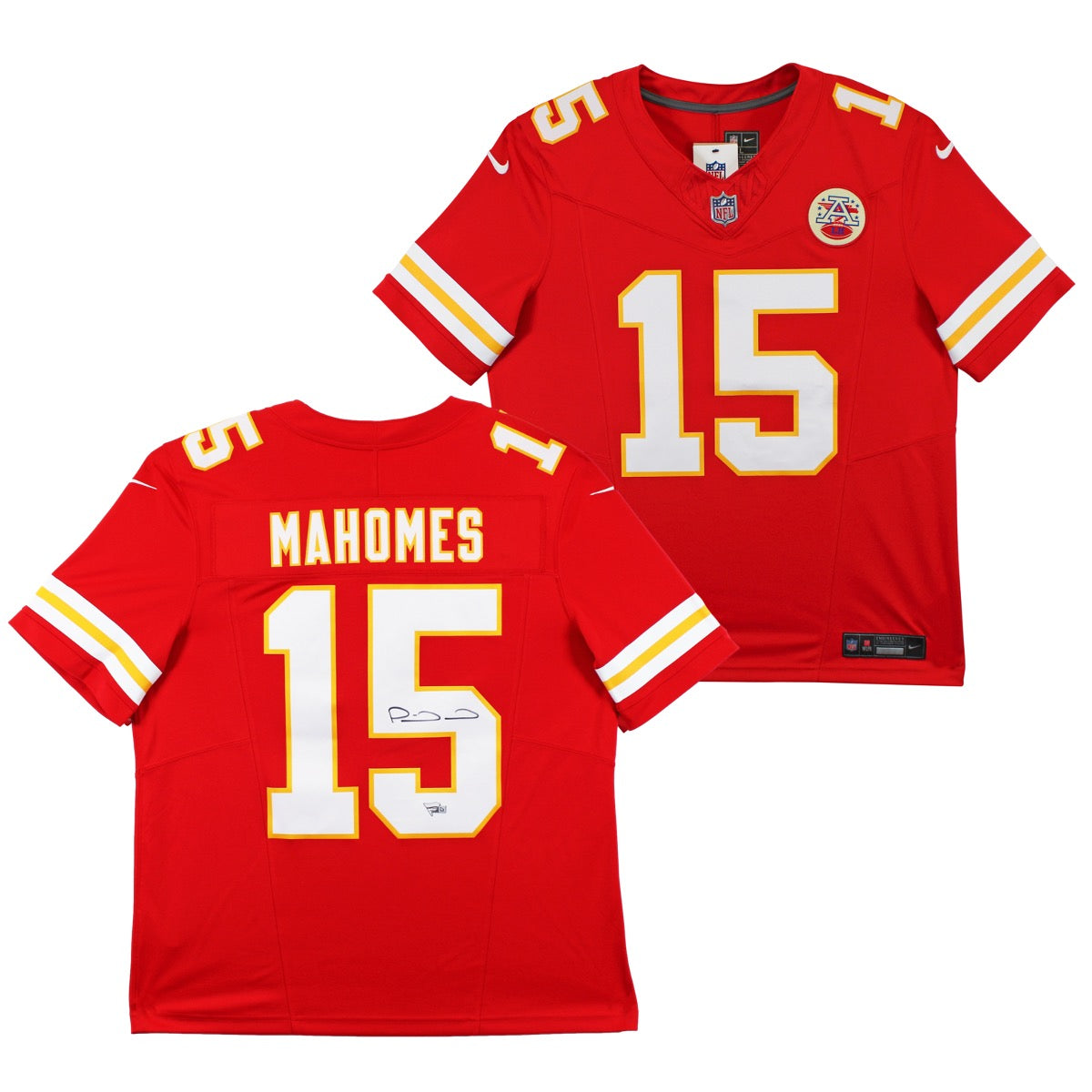 Chiefs Patrick Mahomes Authentic Signed Red Nike Limited Jersey Fanatics