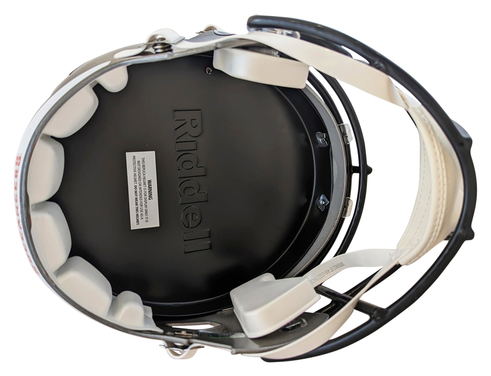 Bucs Mike Alstott "SB XXXVII Champs" Signed F/S Speed Rep Helmet W/ Case BAS Wit