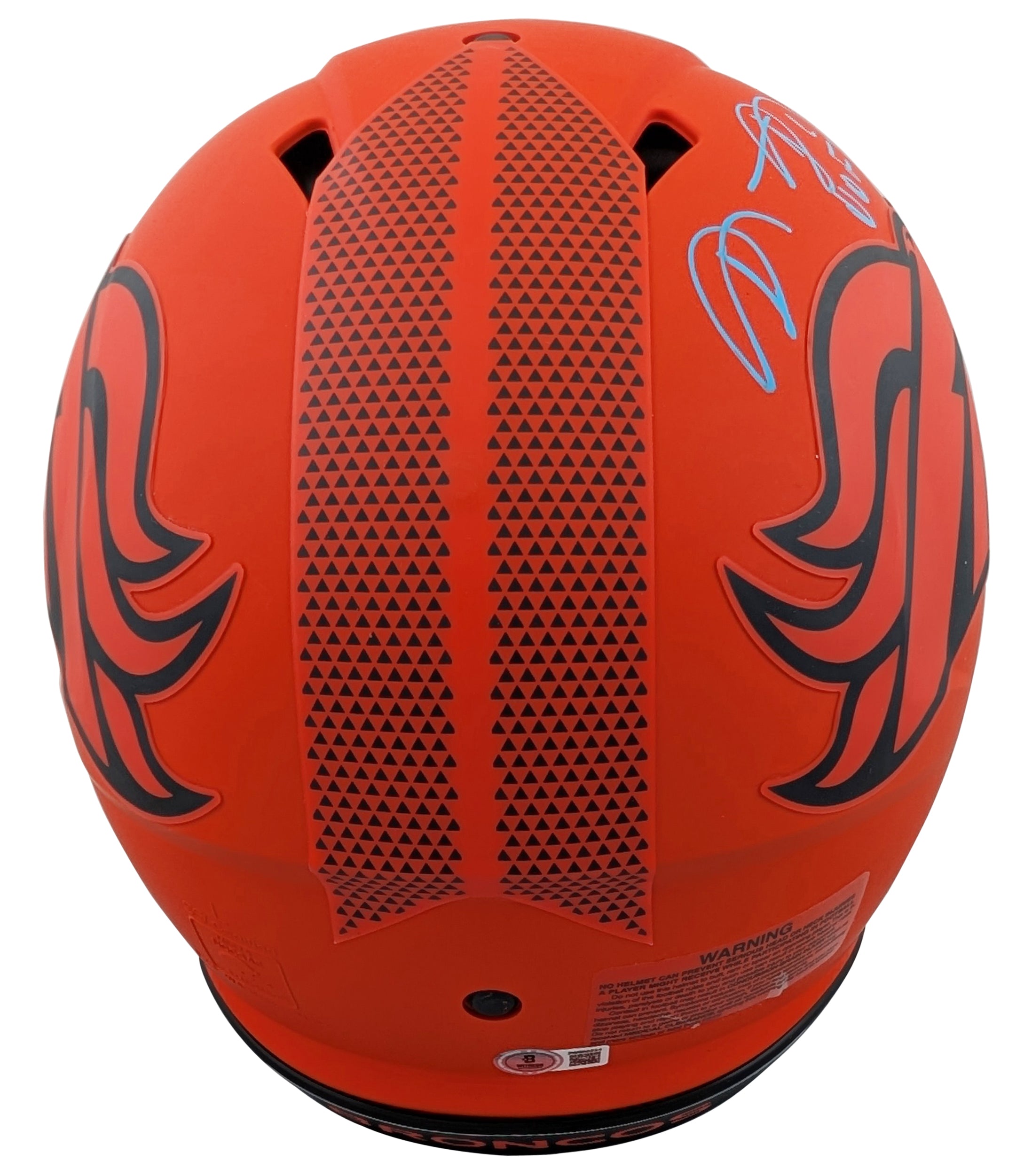 Broncos Shannon Sharpe "HOF 2011" Signed Rave F/S Speed Proline Helmet BAS Wit