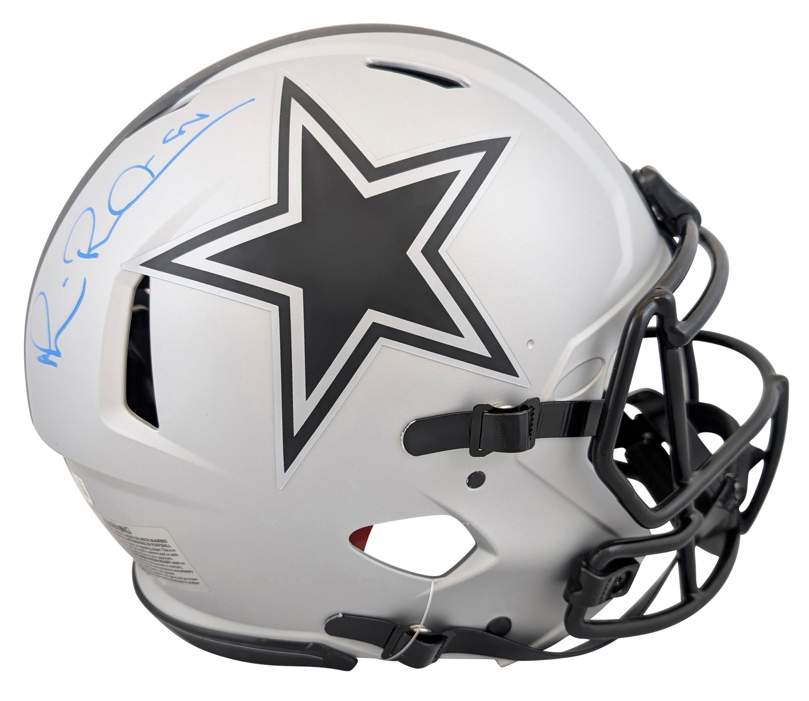 Cowboys Michael Irvin Signed Rave Full Size Speed Proline Helmet W/ Case BAS Wit
