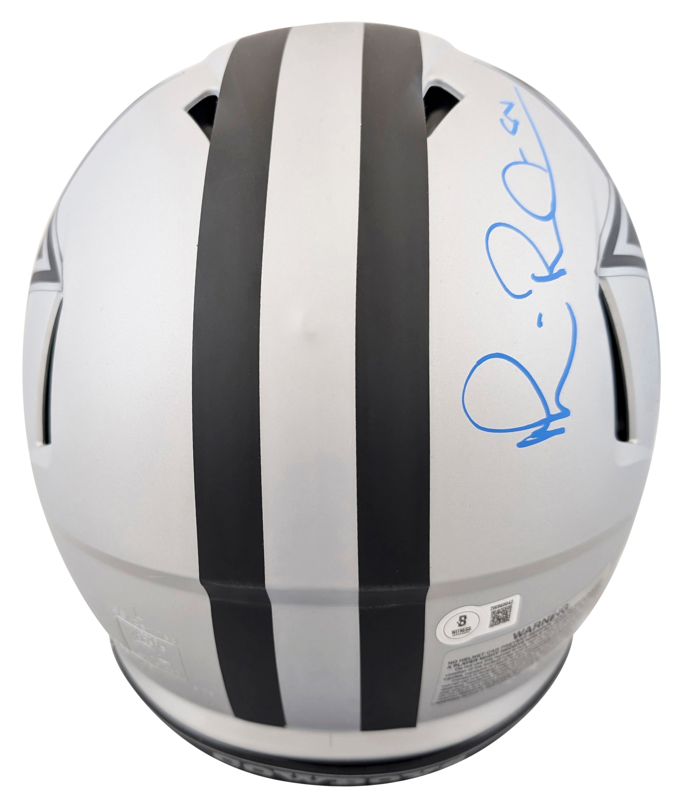 Cowboys Michael Irvin Signed Rave Full Size Speed Proline Helmet W/ Case BAS Wit