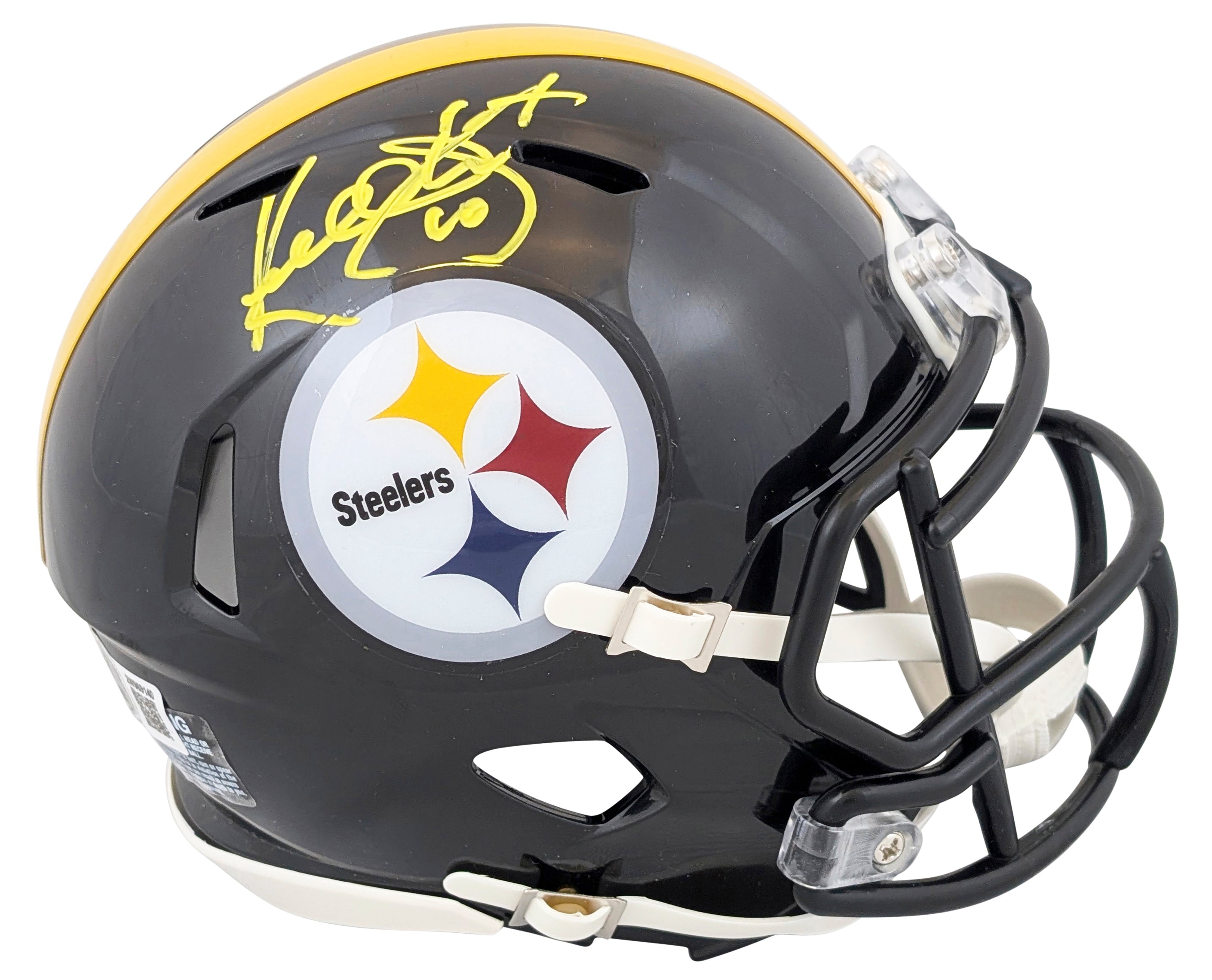 Steelers Kordell Stewart Authentic Signed Speed Mini Helmet W/ Case BAS Witness
