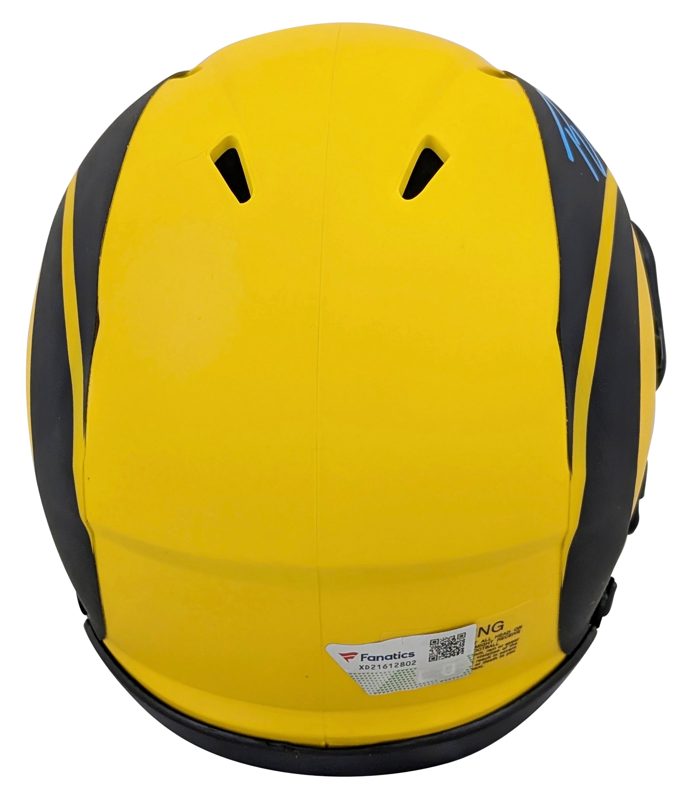 Rams Puka Nacua Authentic Signed Rave Speed Mini Helmet W/ Case Fanatics