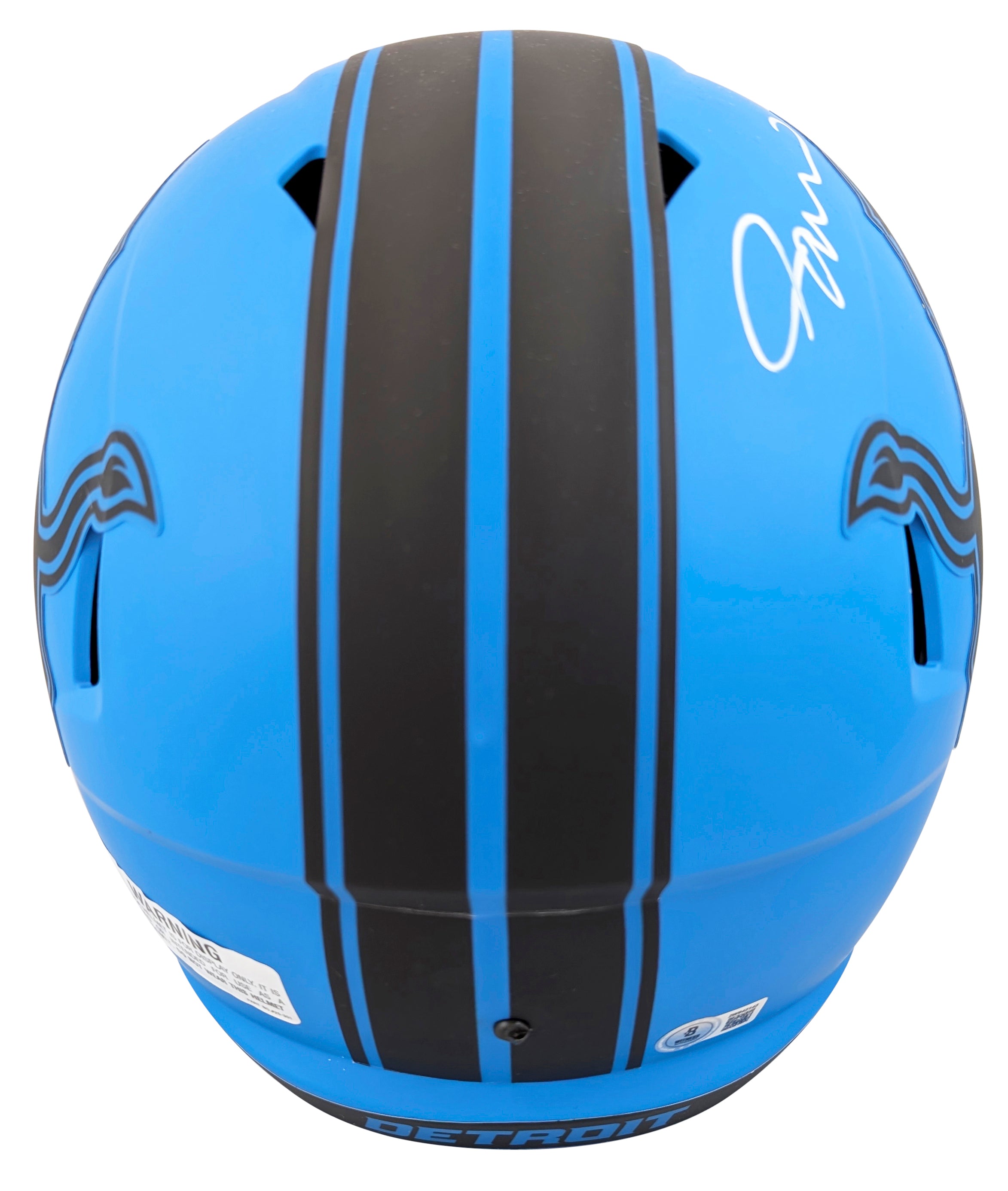 Lions Jameson Williams Signed Rave Full Size Speed Rep Helmet W/ Case BAS Wit