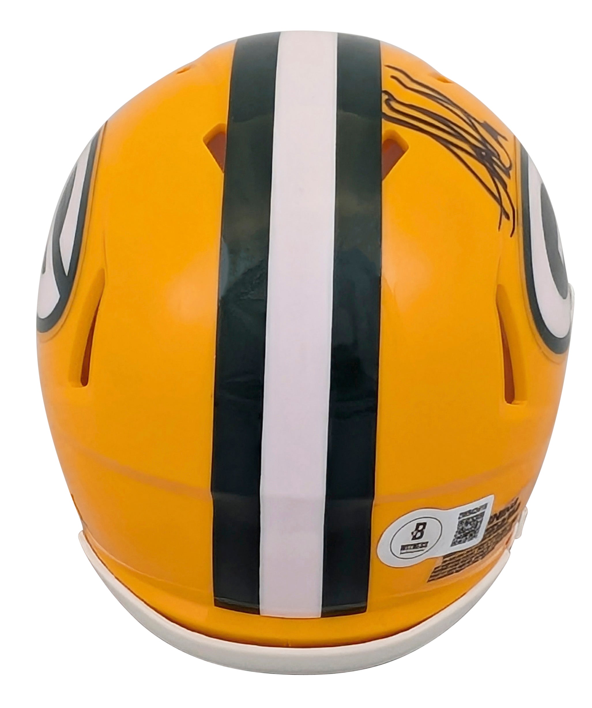 Packers Sterling Sharpe Authentic Signed Speed Mini Helmet BAS Witnessed