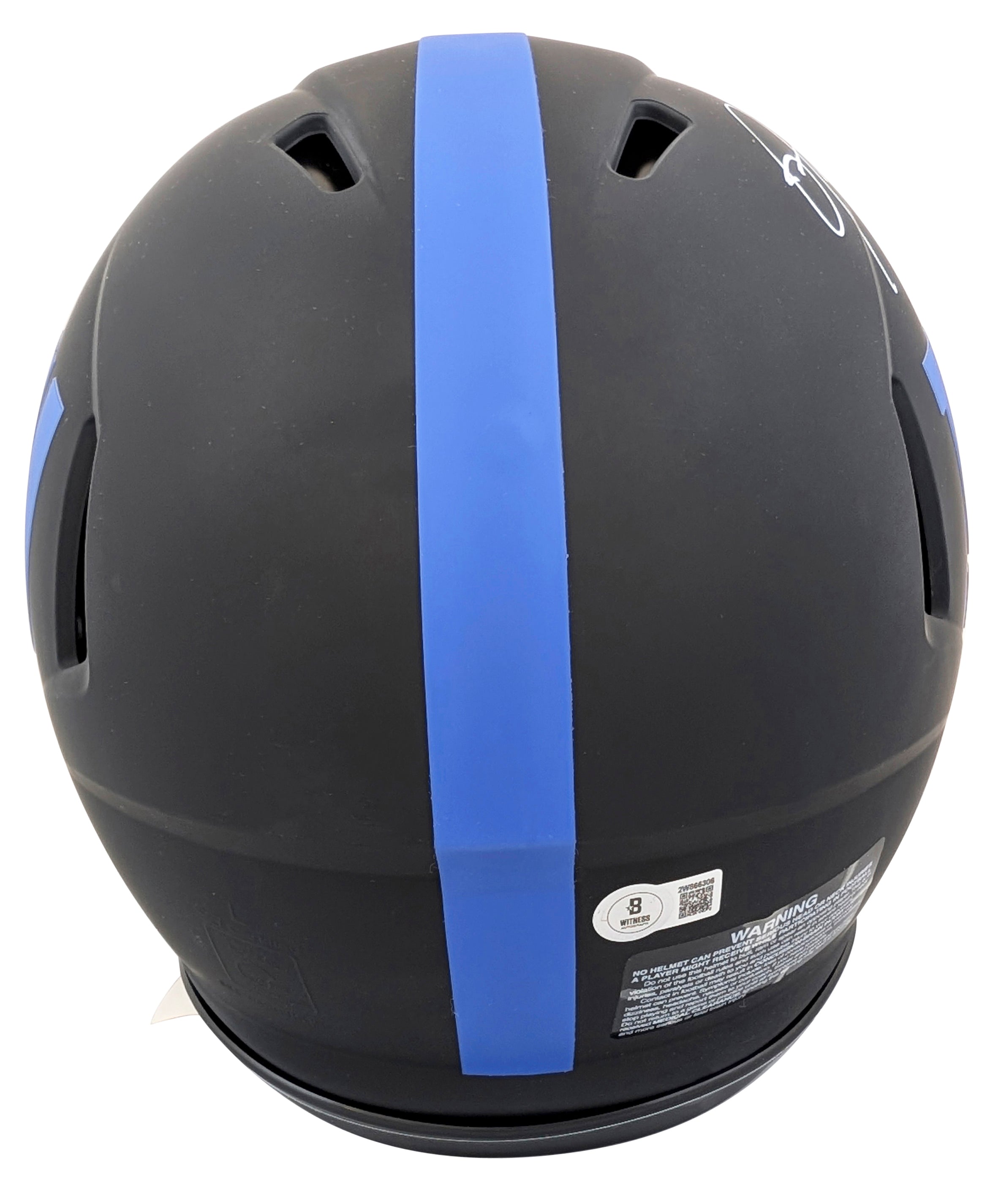 Giants (3) Carson, Simms & Taylor Signed Eclipse F/S Speed Proline Helmet BAS W