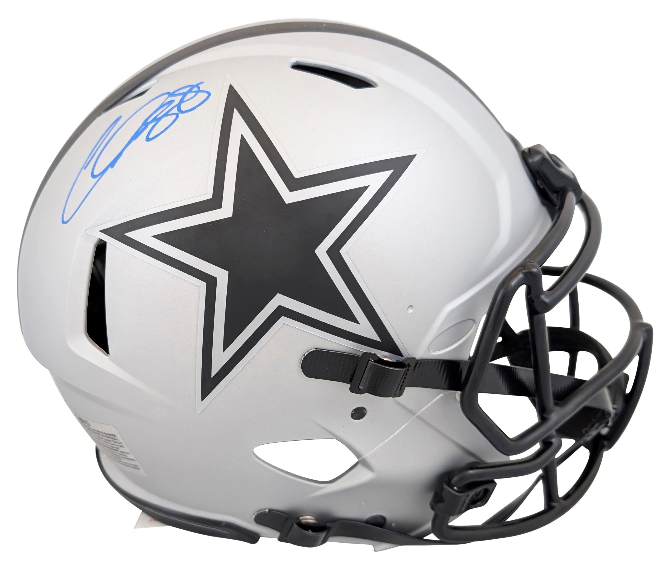 Cowboys CeeDee Lamb Signed Rave Full Size Speed Proline Helmet Fanatics
