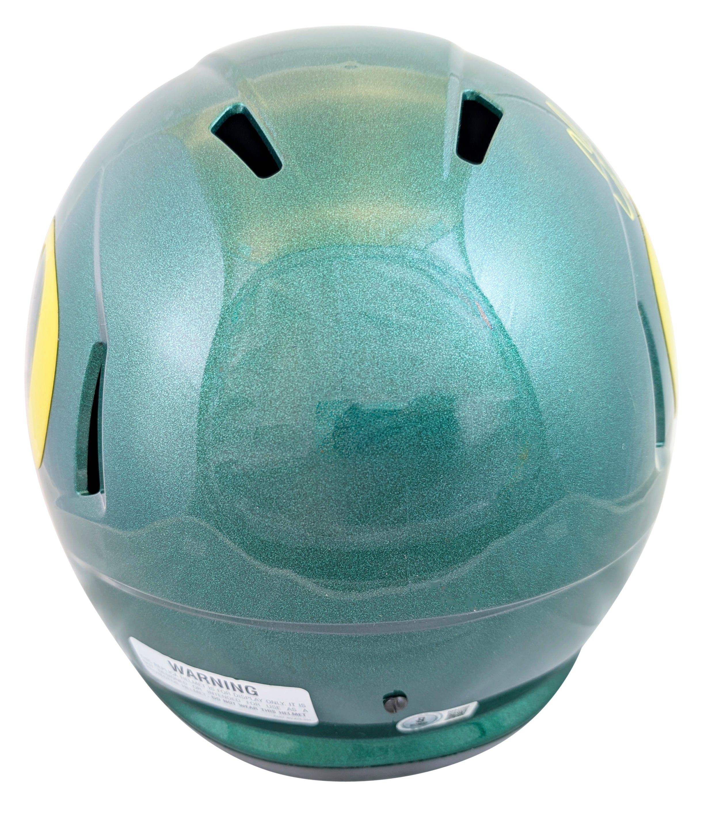 Oregon Christian Gonzalez Signed Full Size Speed Rep Helmet W/ Case BAS Witness