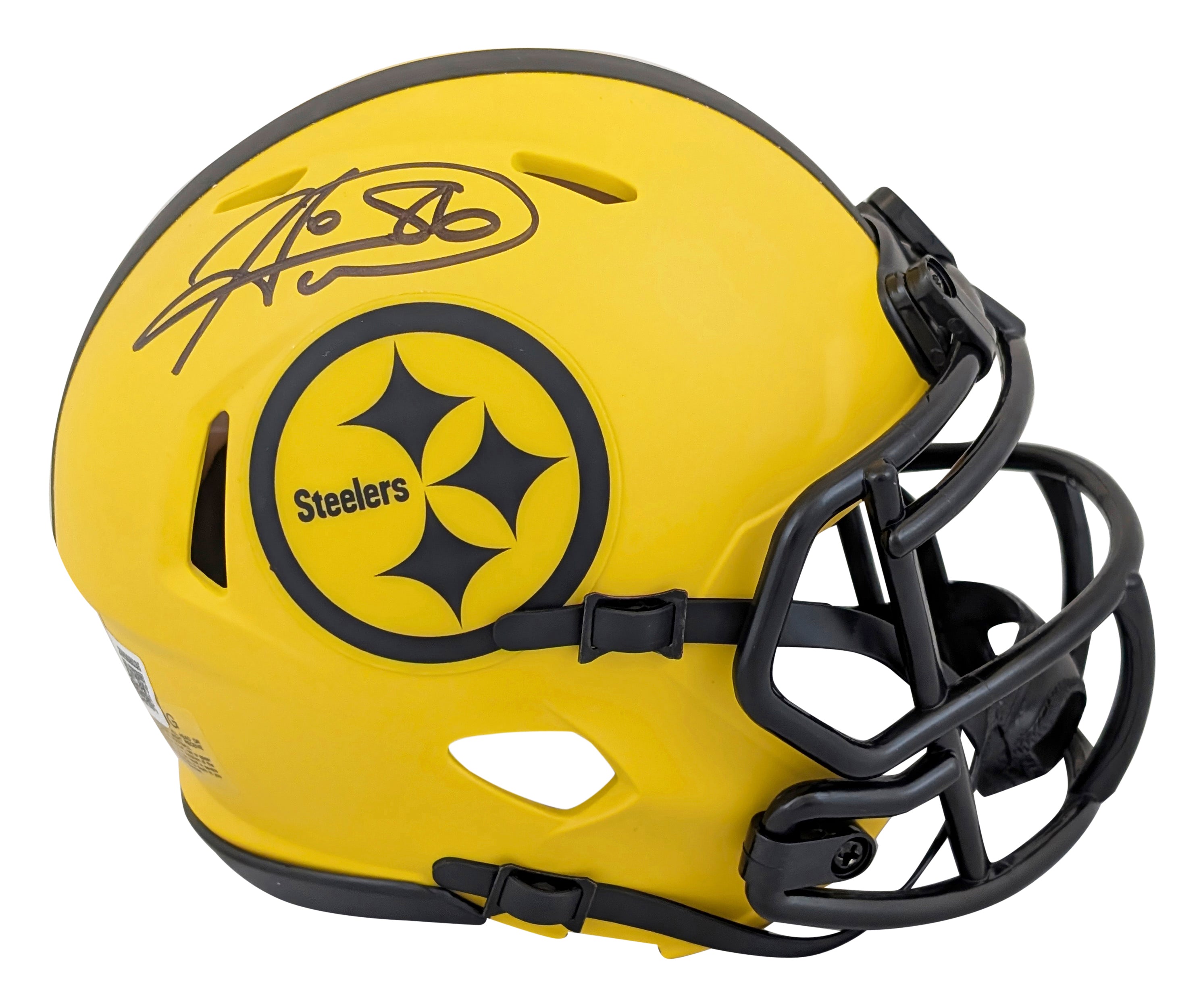 Steelers Hines Ward Authentic Signed Rave Speed Mini Helmet BAS Witnessed
