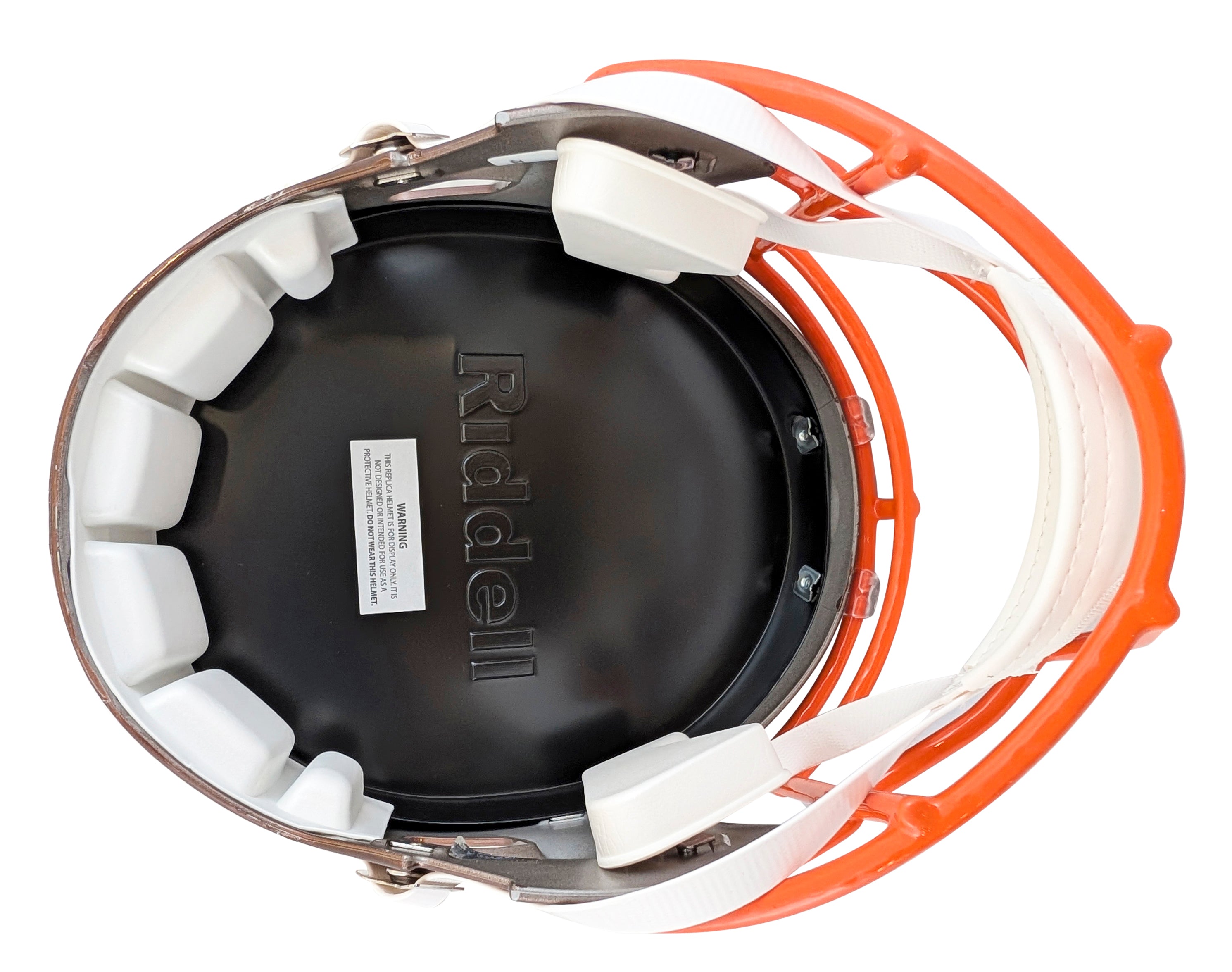 Browns Ozzie Newsome "Career Stat" Signed Flash F/S Speed Rep Helmet W/ Case BAS