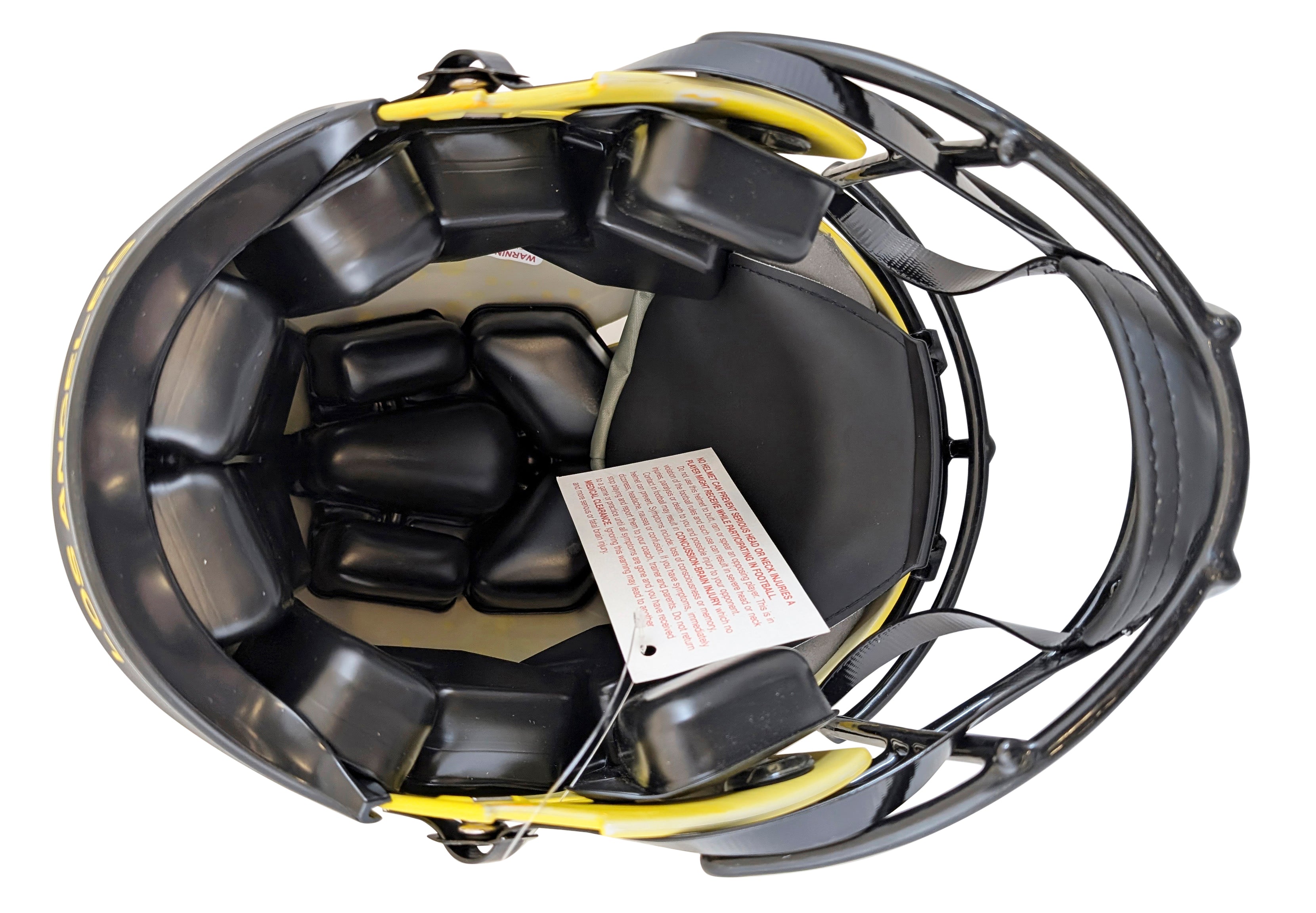 Rams (2) Faulk & Warner "HOF" Signed Rave F/S Speed Proline Helmet W/ Case BAS W