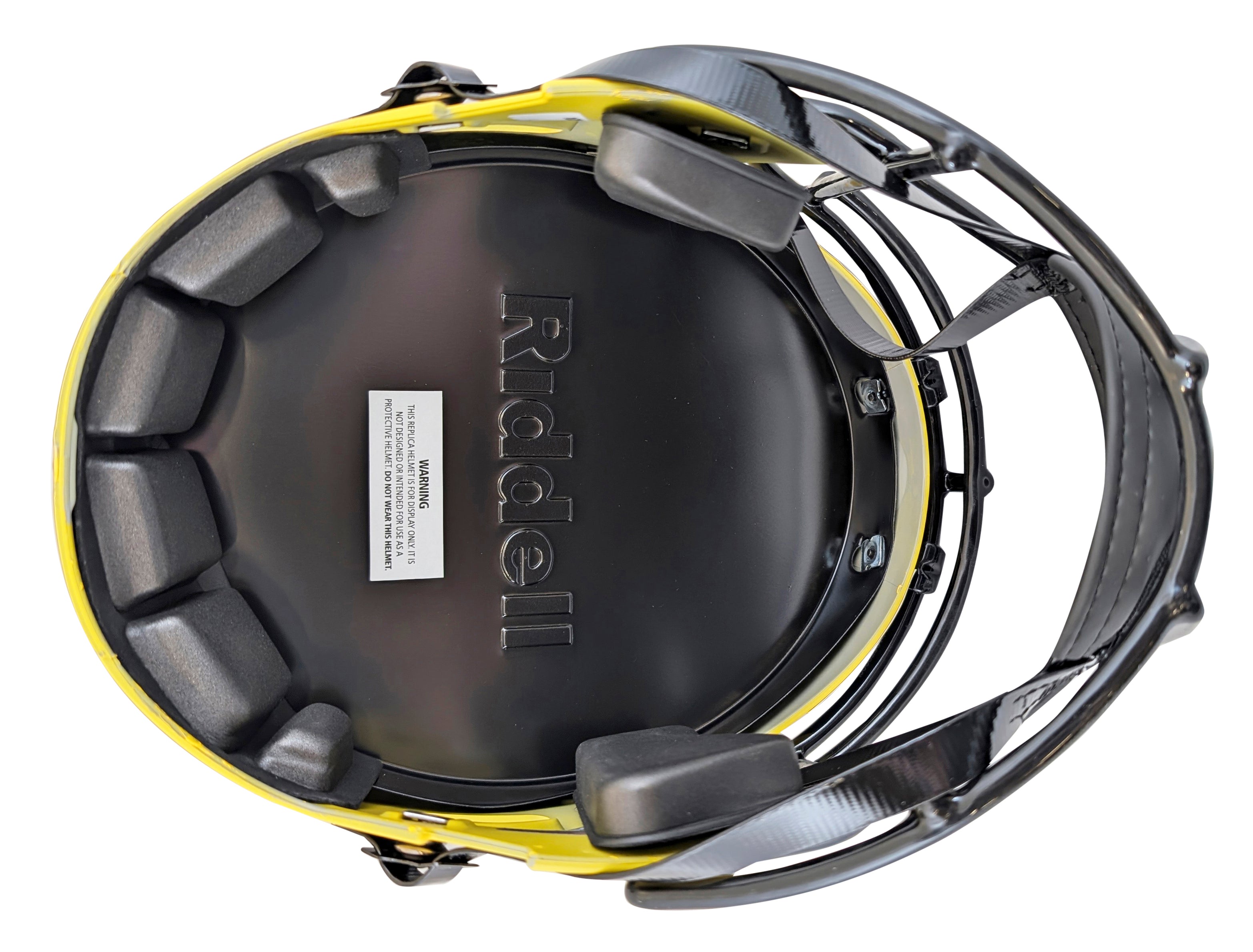 Rams Marshall Faulk Signed Rave Full Size Speed Rep Helmet w/ Case BAS Witnessed