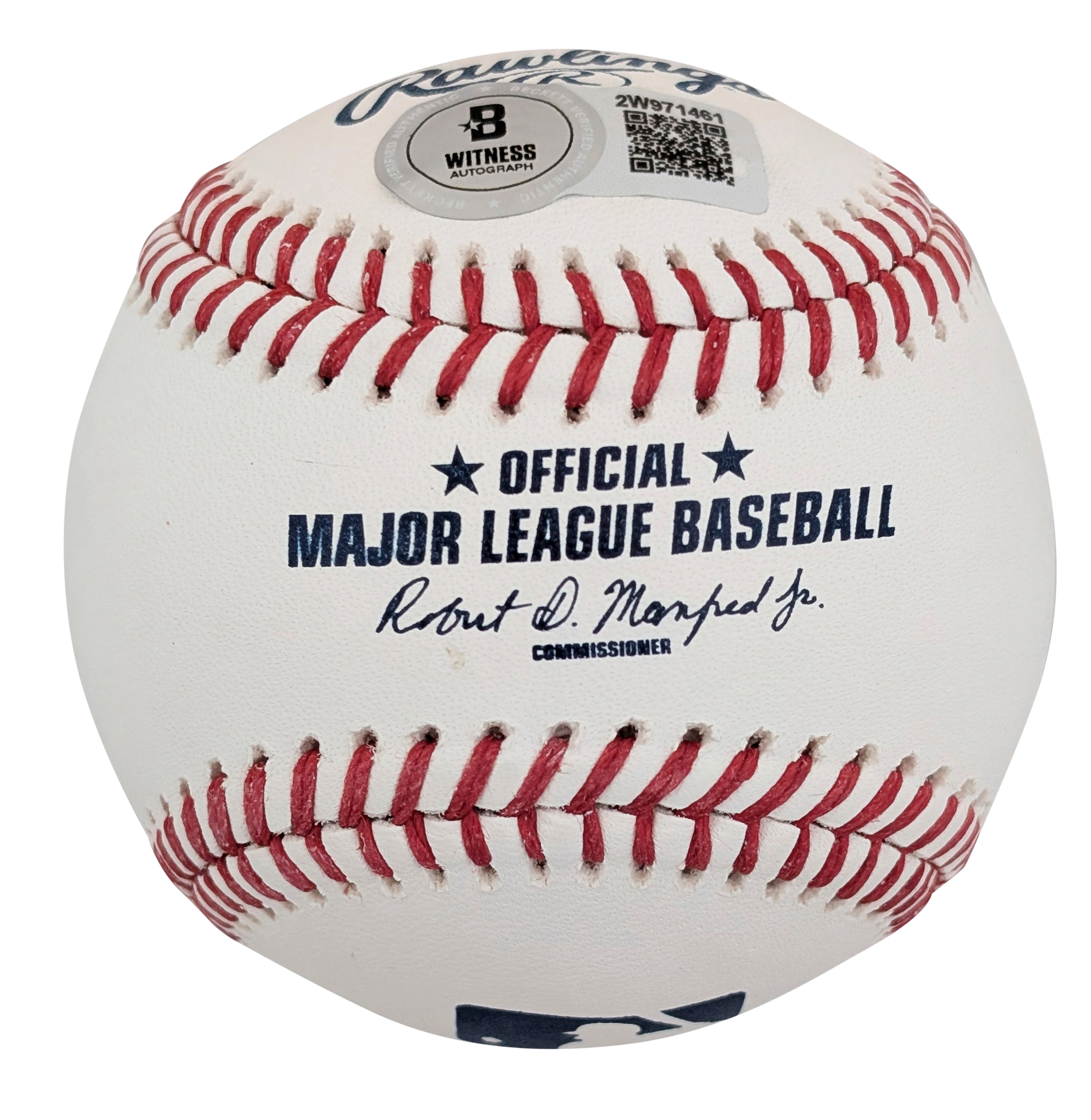 Indians Jim Thome Authentic Signed Manfred Oml Baseball BAS Witnessed