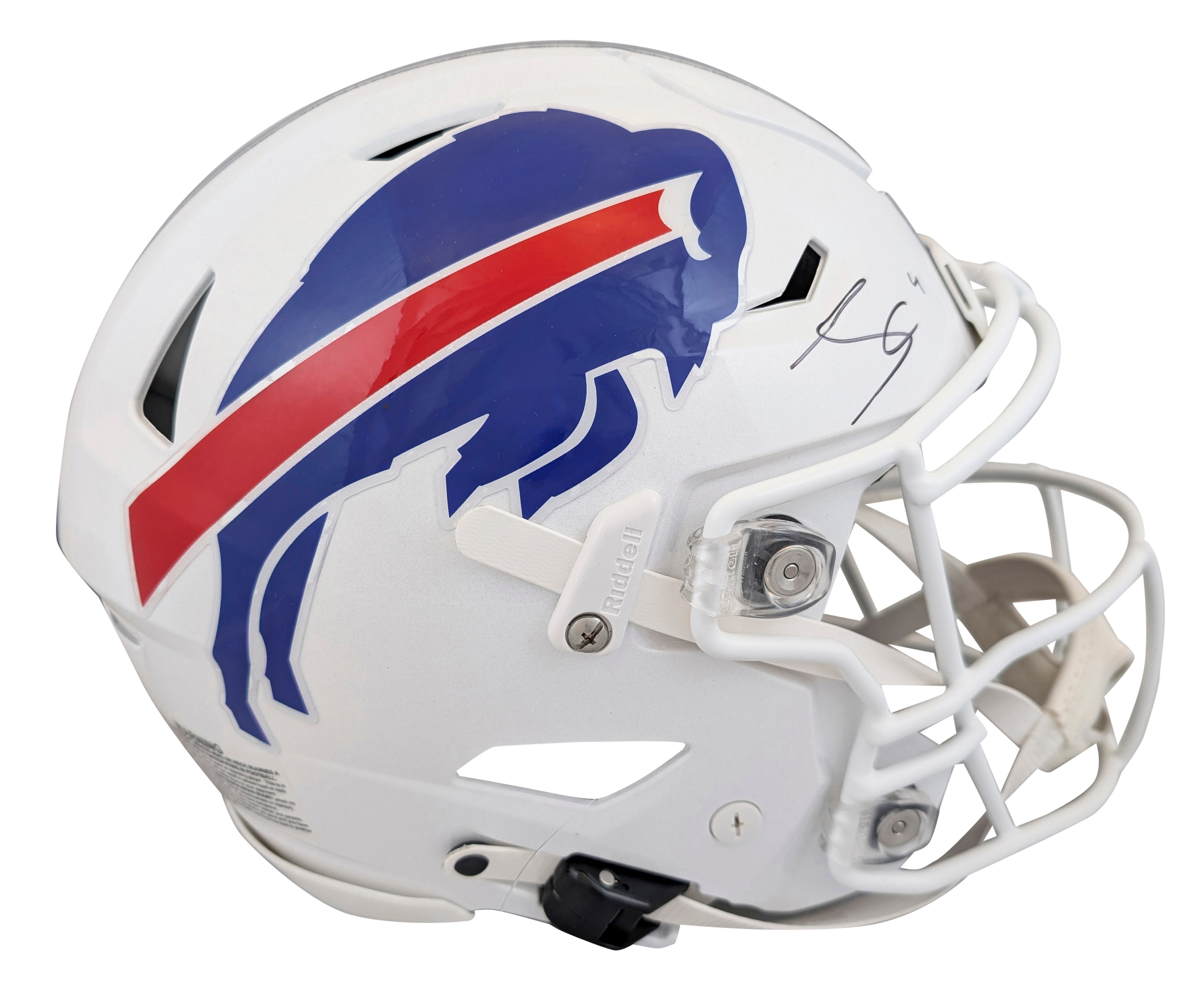 Bills James Cook Authentic Signed Speed Flex Full Size Helmet BAS Witnessed