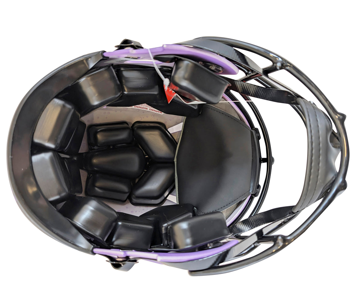 Ravens (3) Reed, Lewis & Suggs Signed Rave F/S Speed Proline Helmet W/ Case BAS