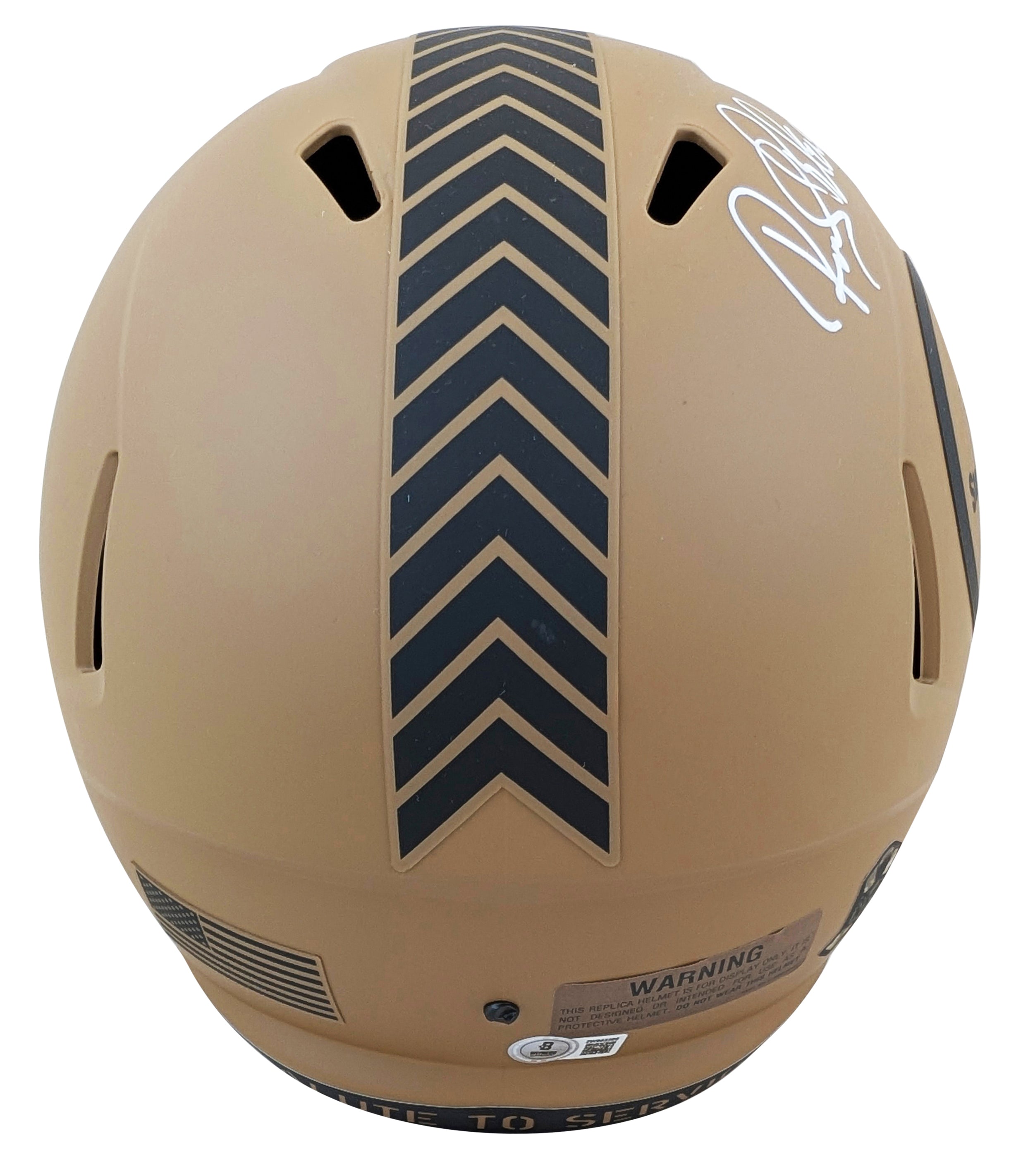 Steelers Rocky Bleier "3x Insc" Signed STS II Full Size Speed Rep Helmet BAS Wit