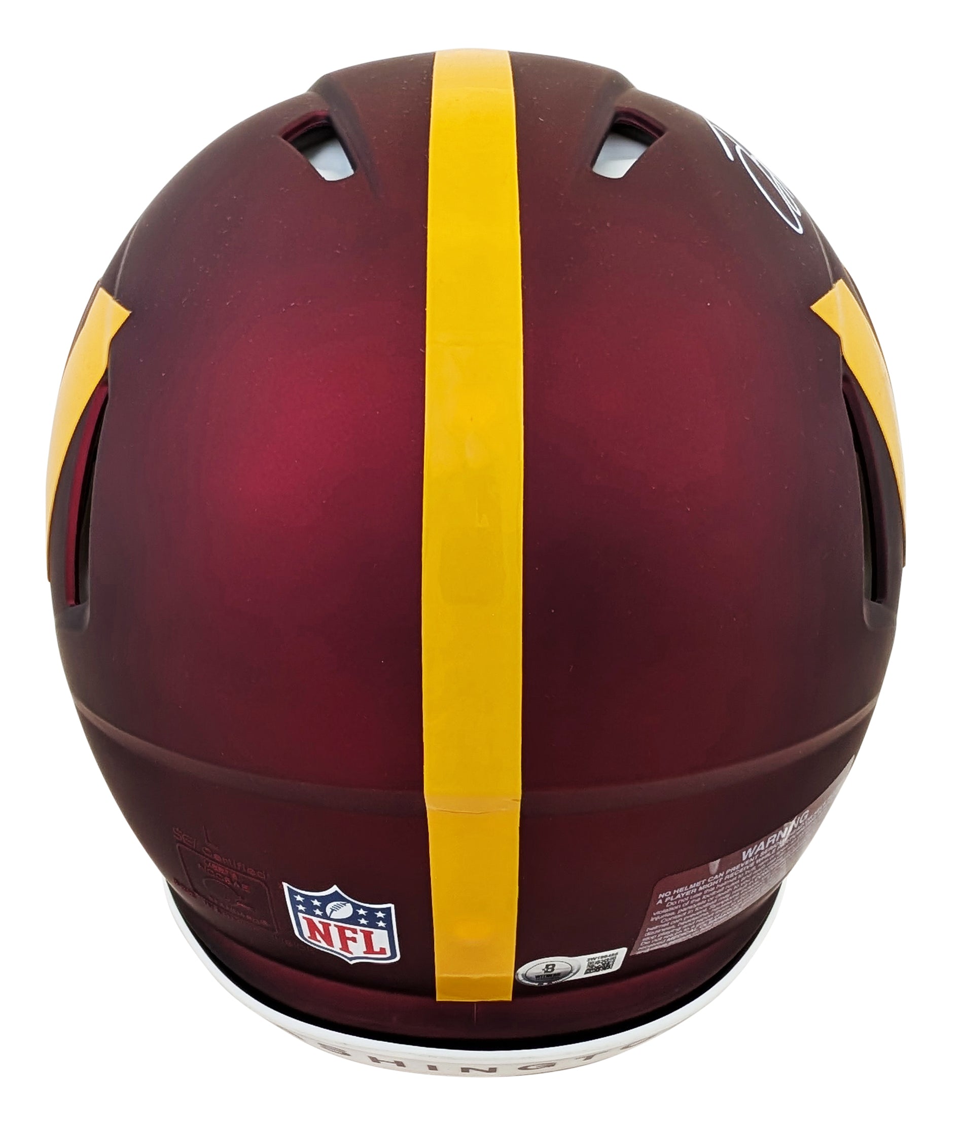 Commanders Terry McLaurin Signed Full Size Speed Proline Helmet W/ Case BAS Wit