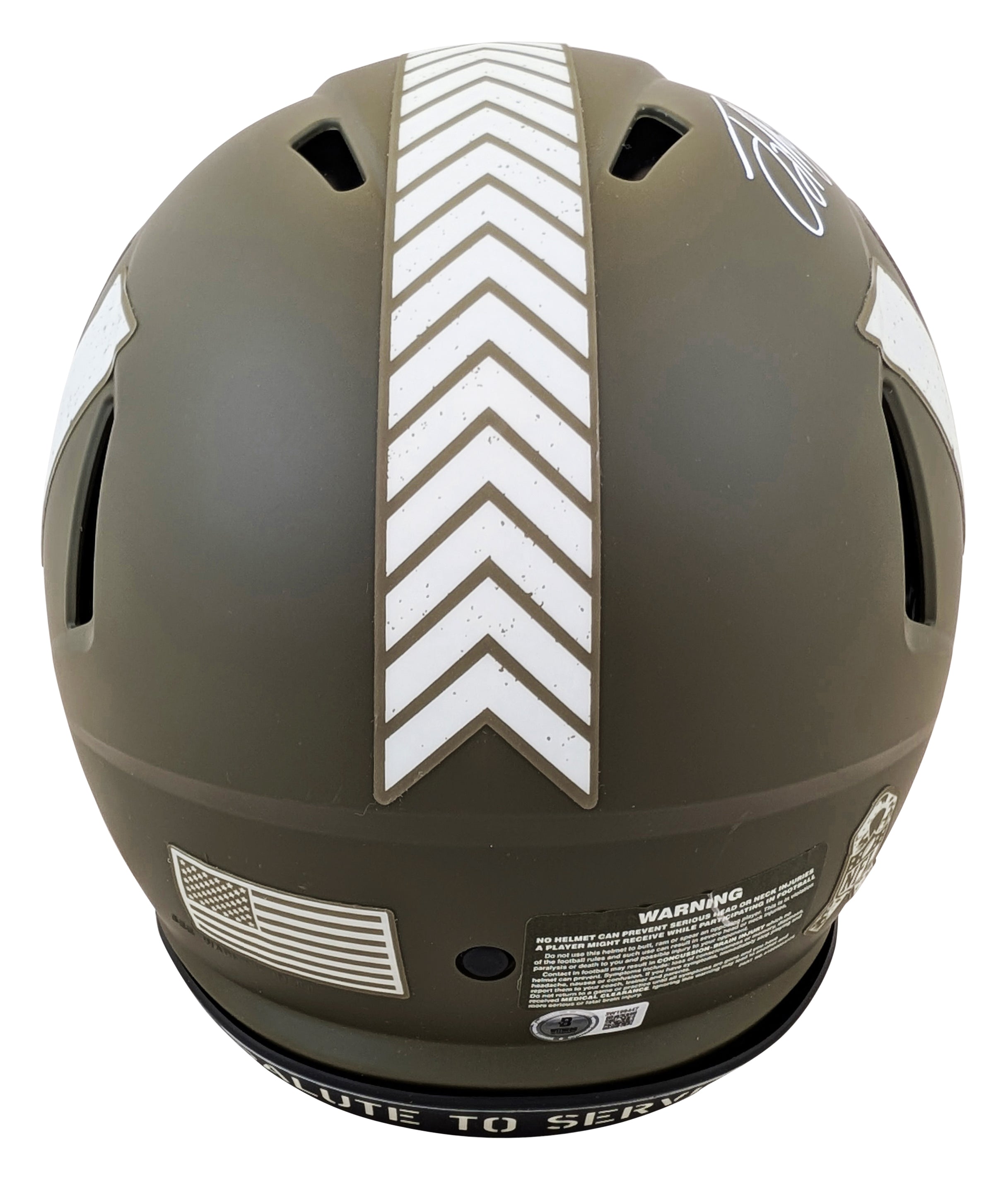 Commanders Terry McLaurin Signed STS Full Size Speed Proline Helmet W/ Case BAS