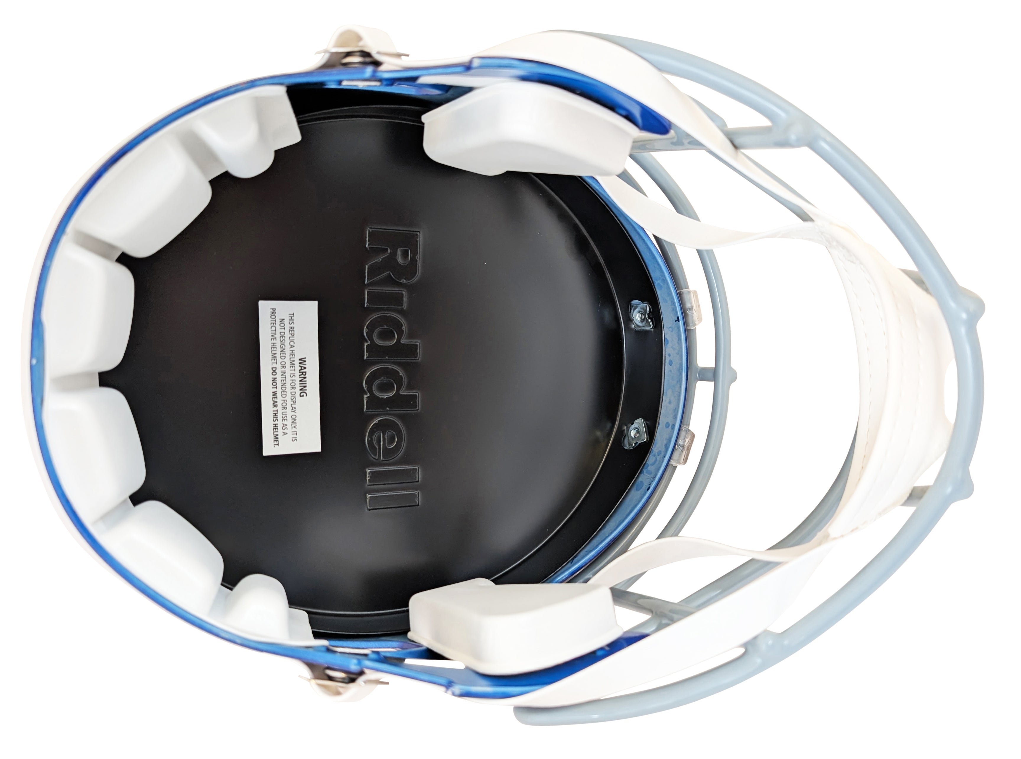 Giants Tiki Barber "3x Insc" Signed Full Size Speed Rep Helmet BAS Witnessed