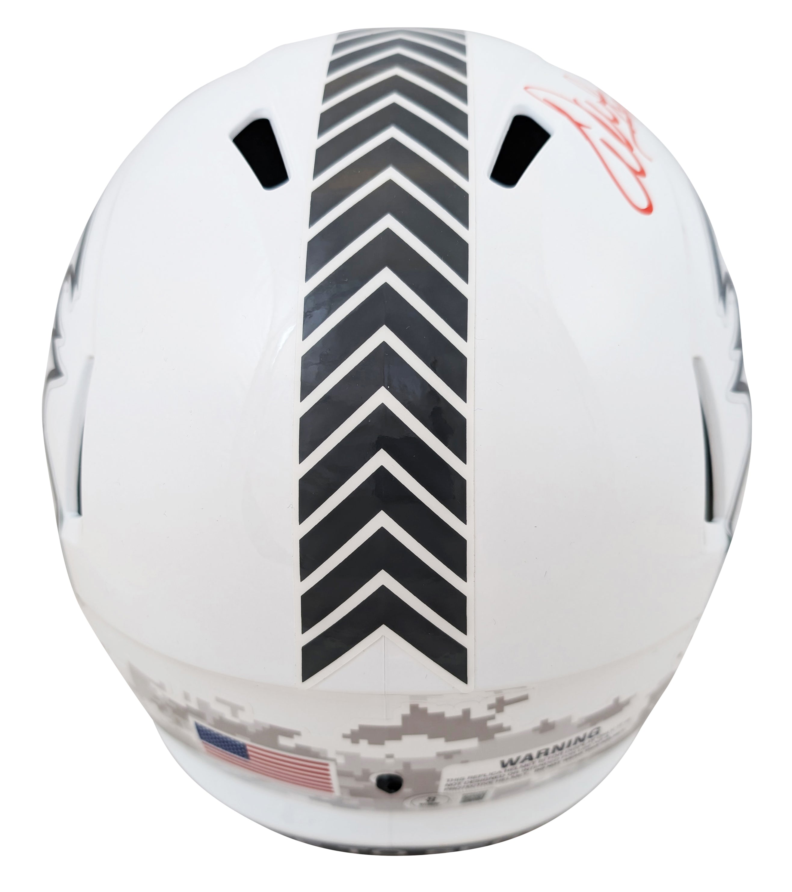 Buccaneers Warren Sapp "HOF 13" Signed STS III Full Size Speed Rep Helmet BAS W